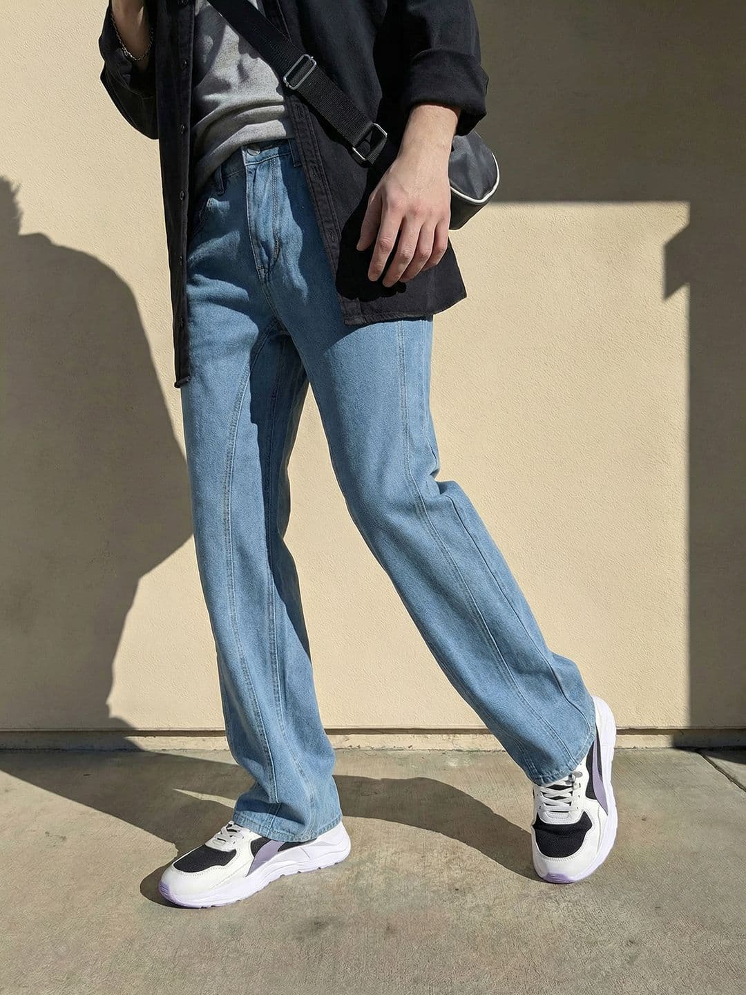 The Roadster Life Co. Men Relaxed Fit Panelled Jeans - view 1