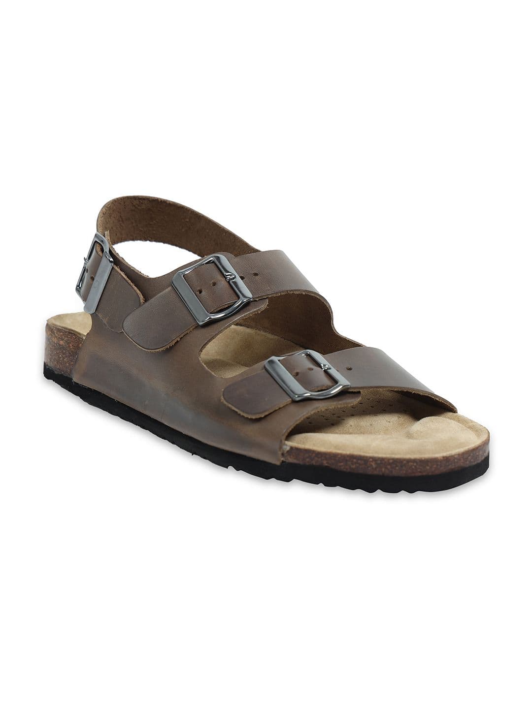 HF JOURNEY Men Leather Comfort Buckle Style Sandals - view 1