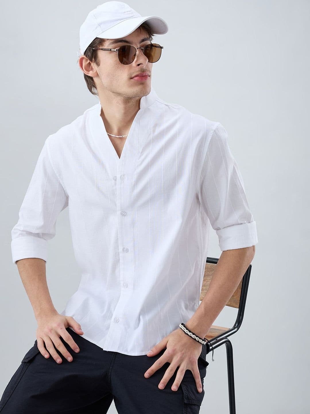 VASTRADO Men Classic Casual Shirt - view 1