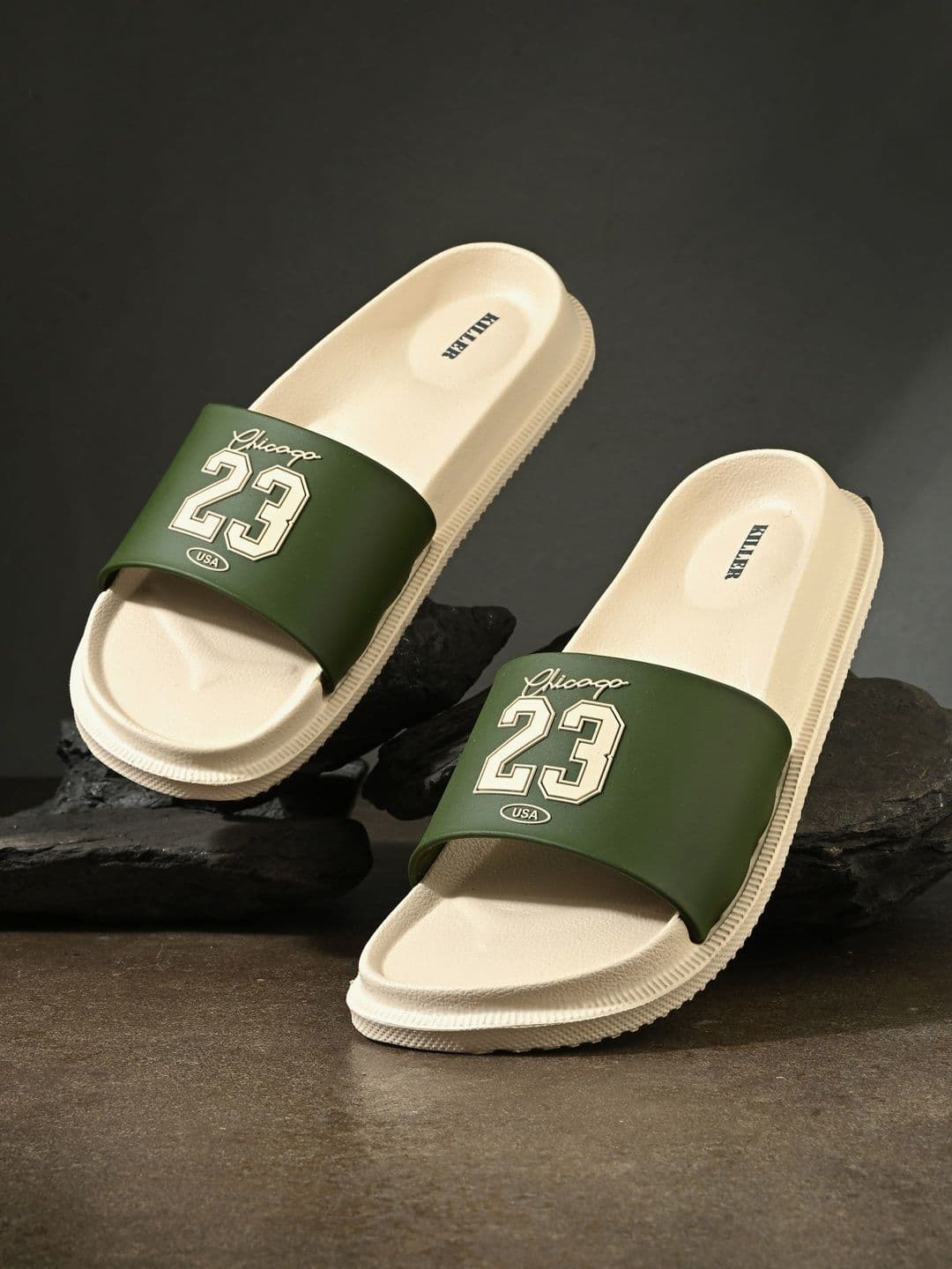 Killer Men Printed Sliders - view 1