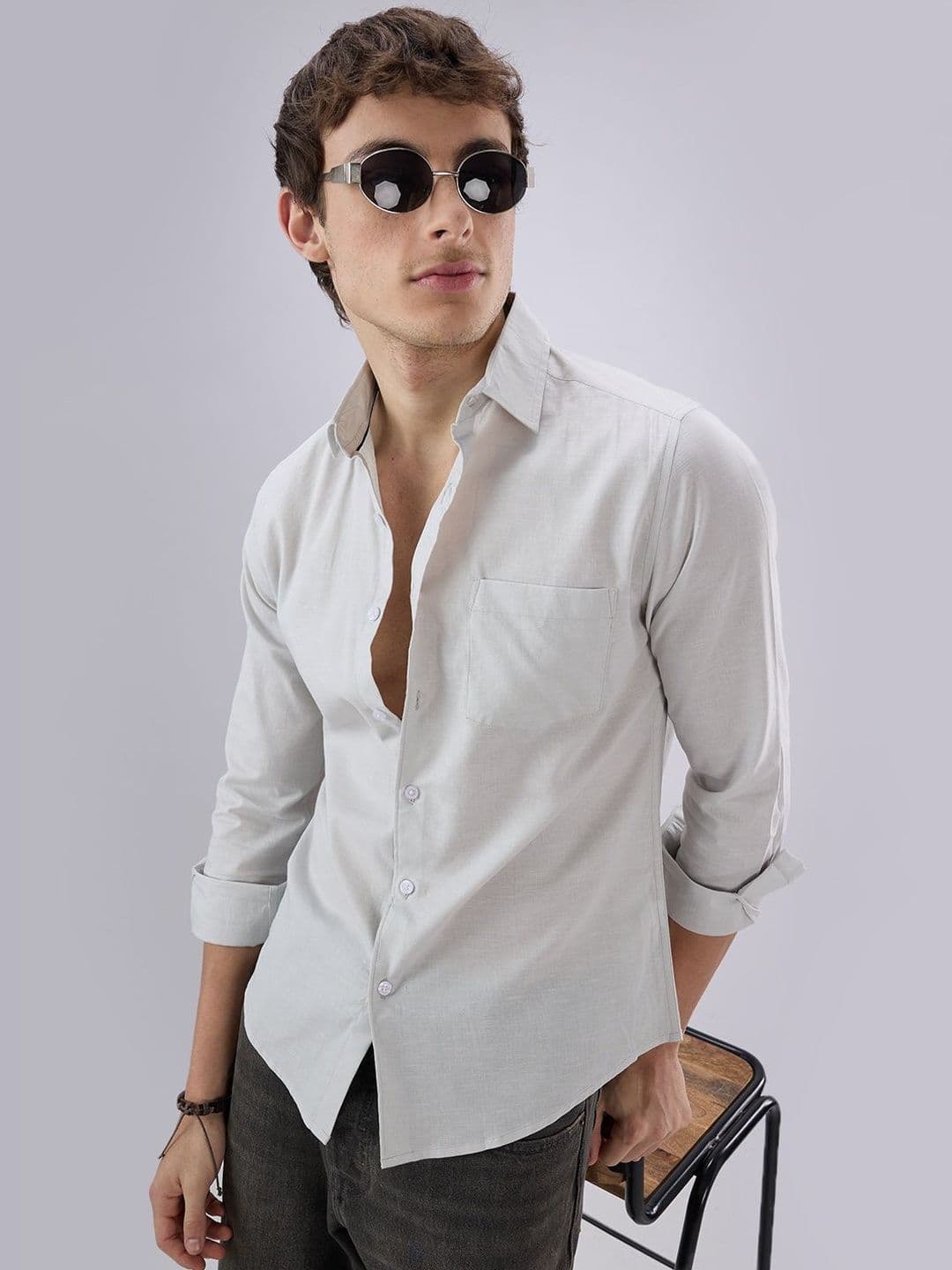 VASTRADO Cloud Cotton Long Sleeves Slim Fit Shirt - view 1
