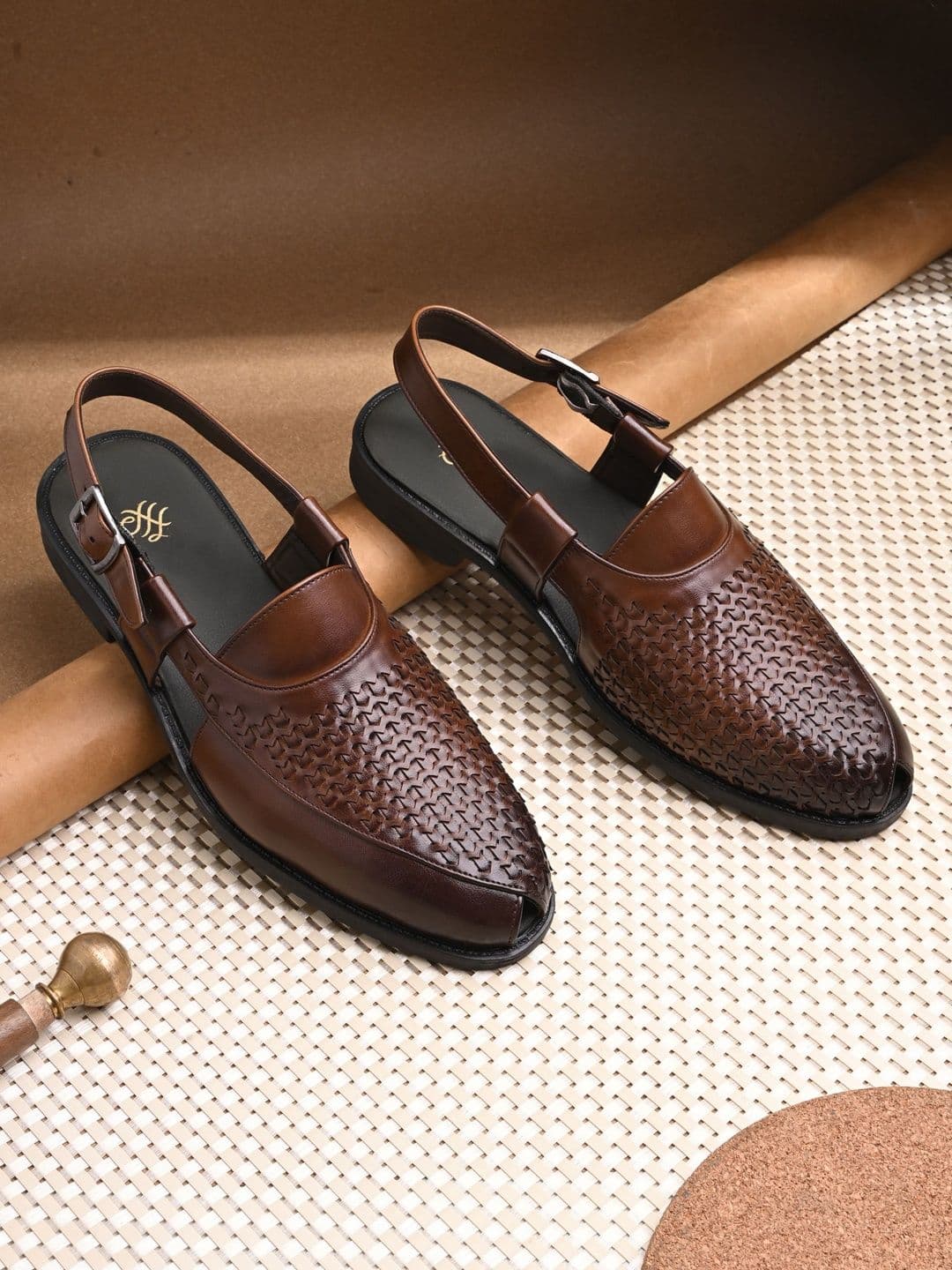 House of Pataudi Men Buckle Comfort Sandals - view 1