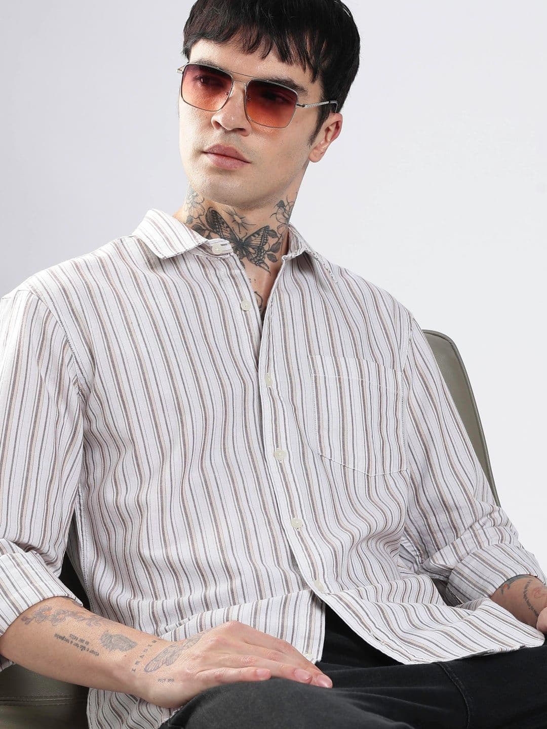 HERE&NOW Men Striped Casual Shirt - view 1