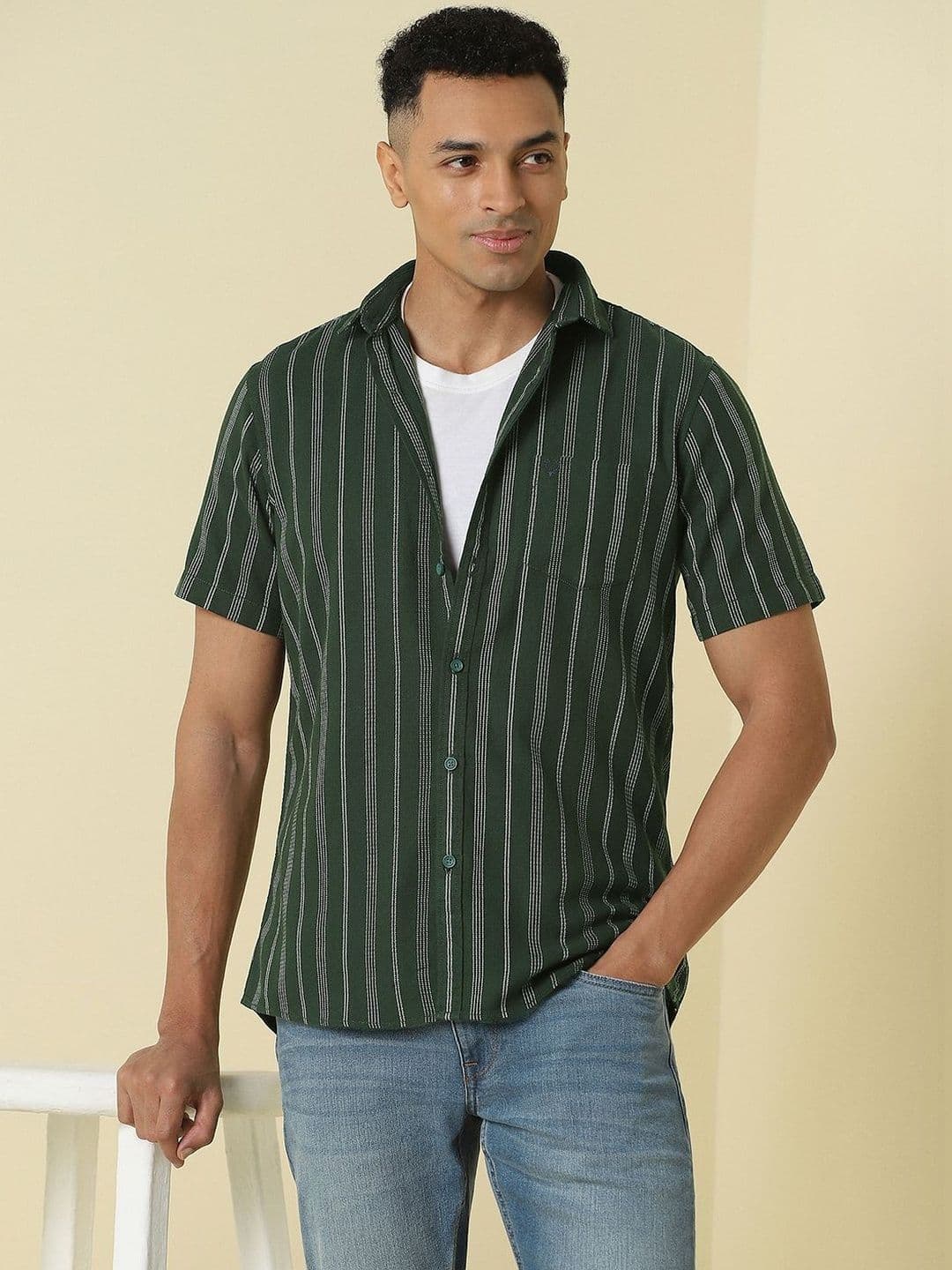 Allen Solly Men Striped Casual Shirt - view 1
