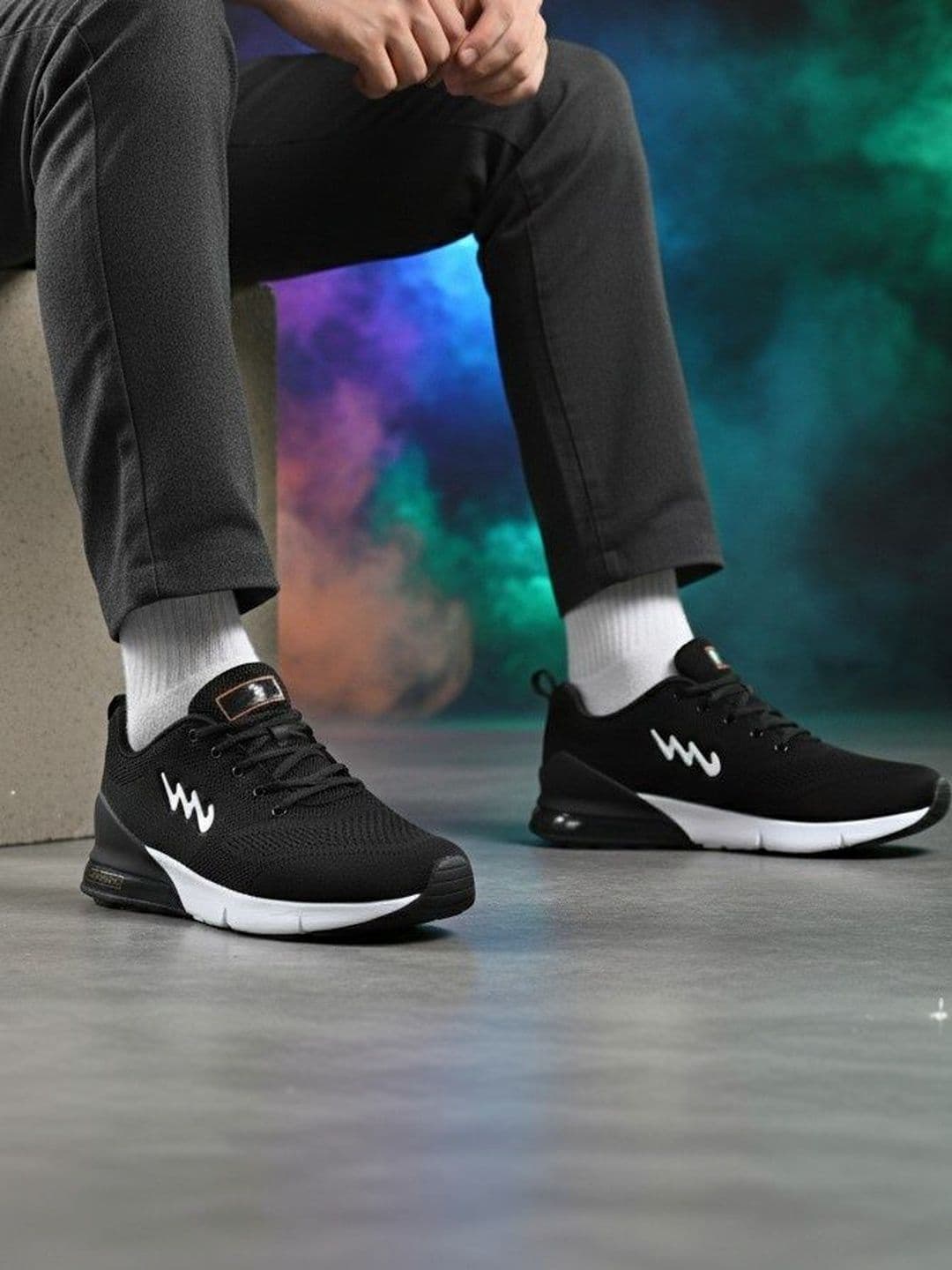WILD LEOPARD Men Mesh Running Non-Marking Shoes - view 1