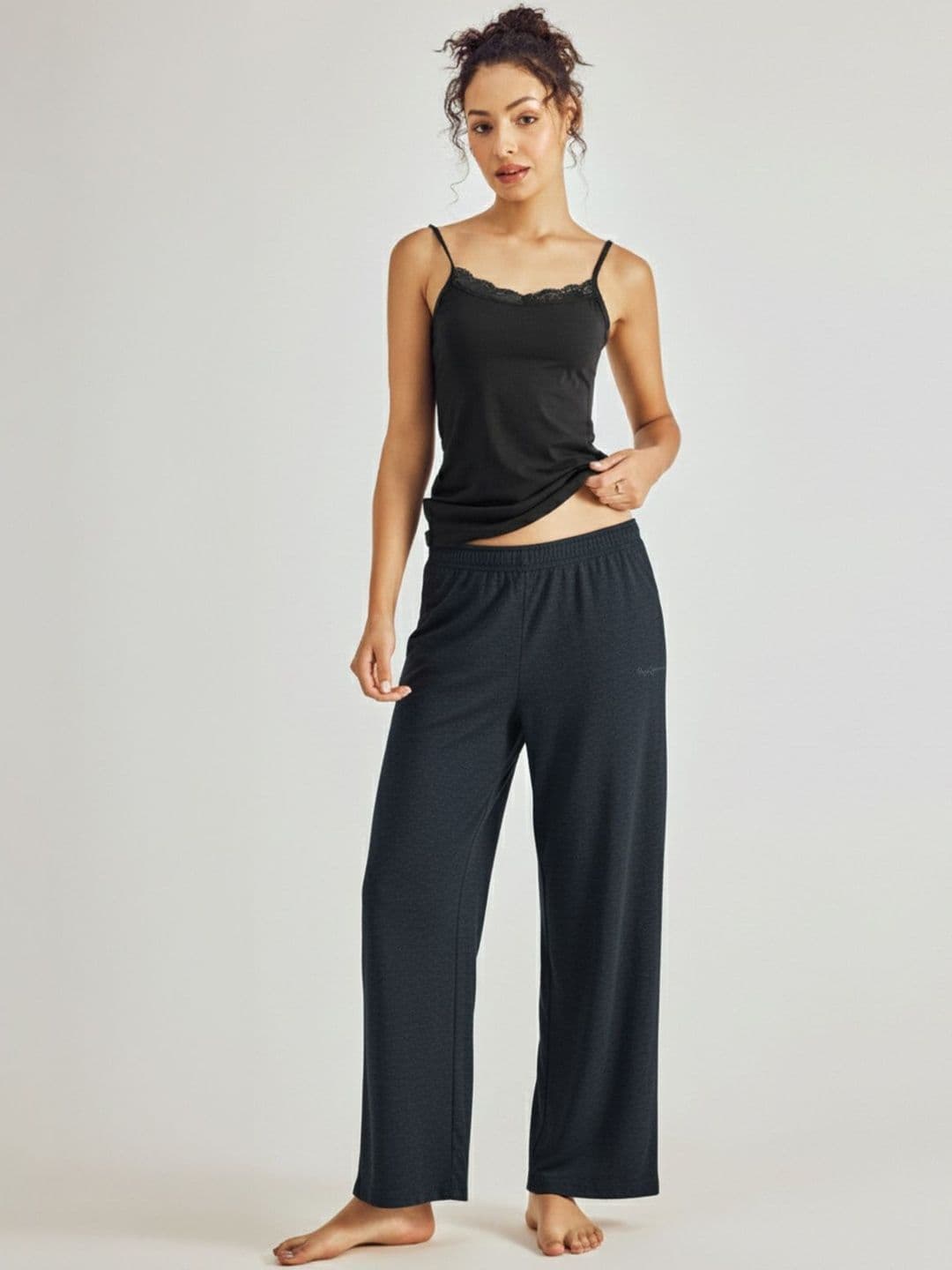Pepe Jeans Cotton Mid-Rise Straight Lounge Pants - view 1