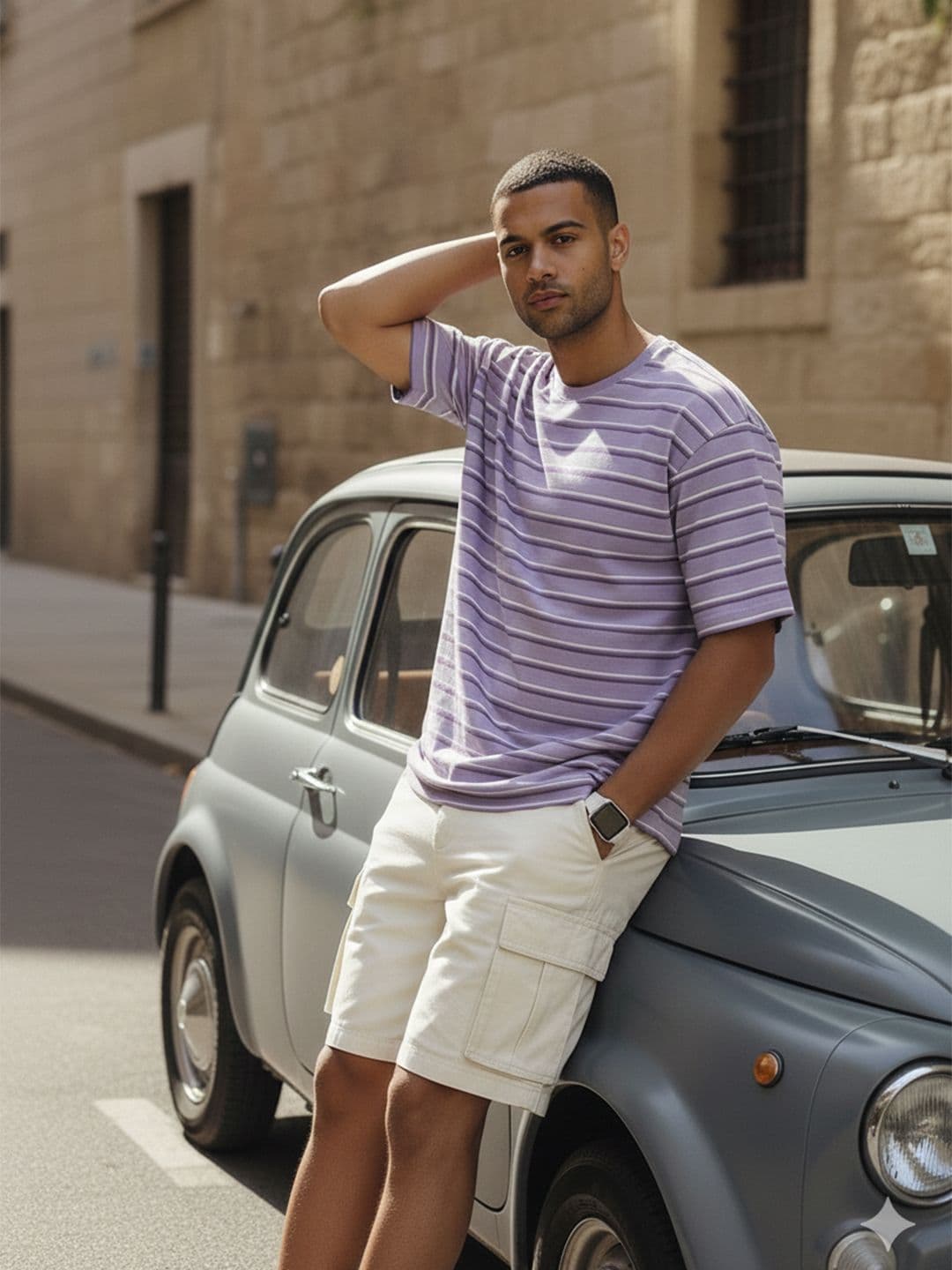 The Roadster Life Co. Striped Relaxed T-shirt - view 1