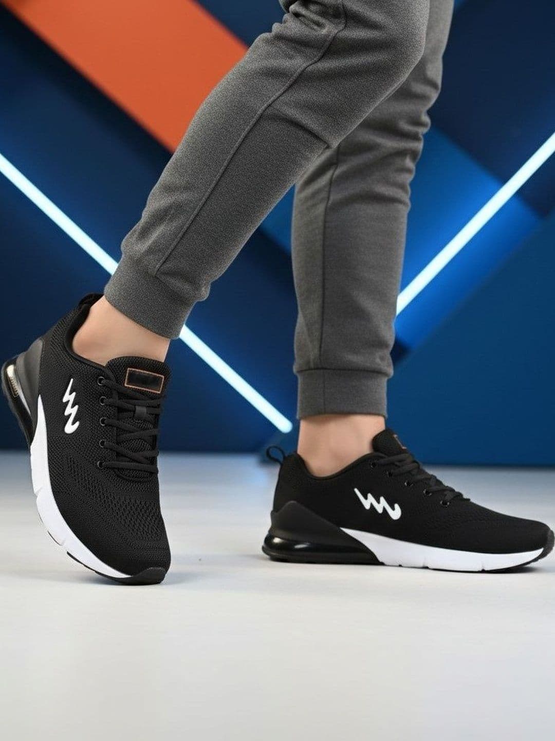 WILD LEOPARD Men Mesh Running Non-Marking Shoes - view 1
