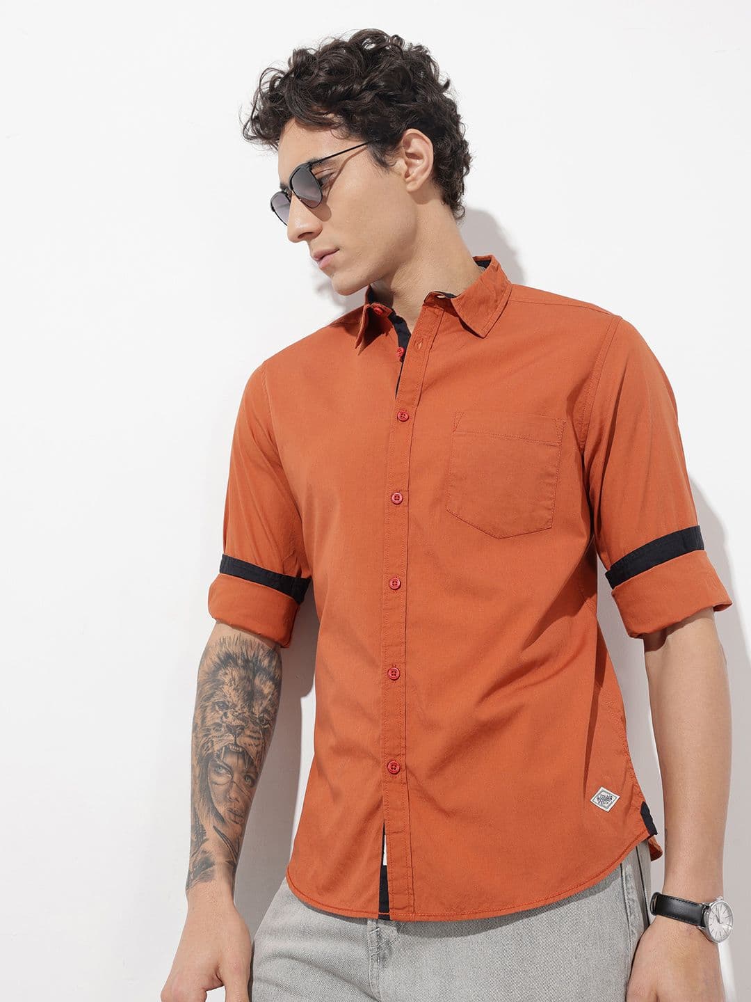 The Roadster Life Co. Pure Cotton Casual Shirt - view 1