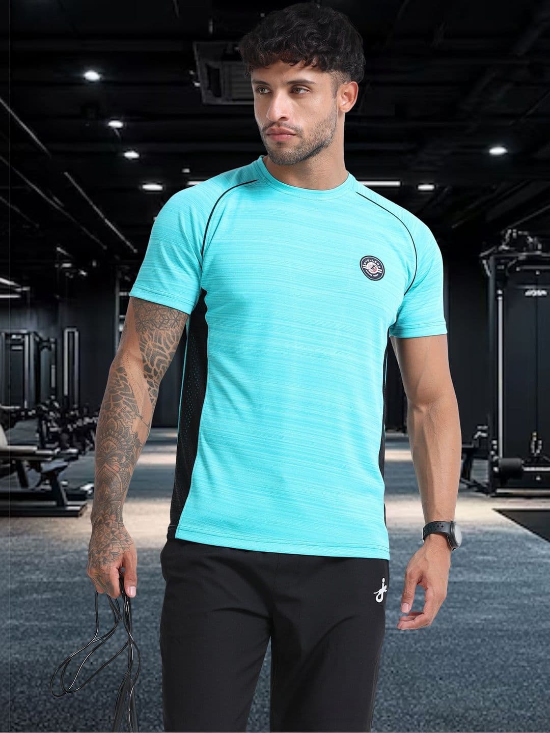STELLERS Men Regular Fit Raglan Sleeve Active Wear Tshirt - view 1
