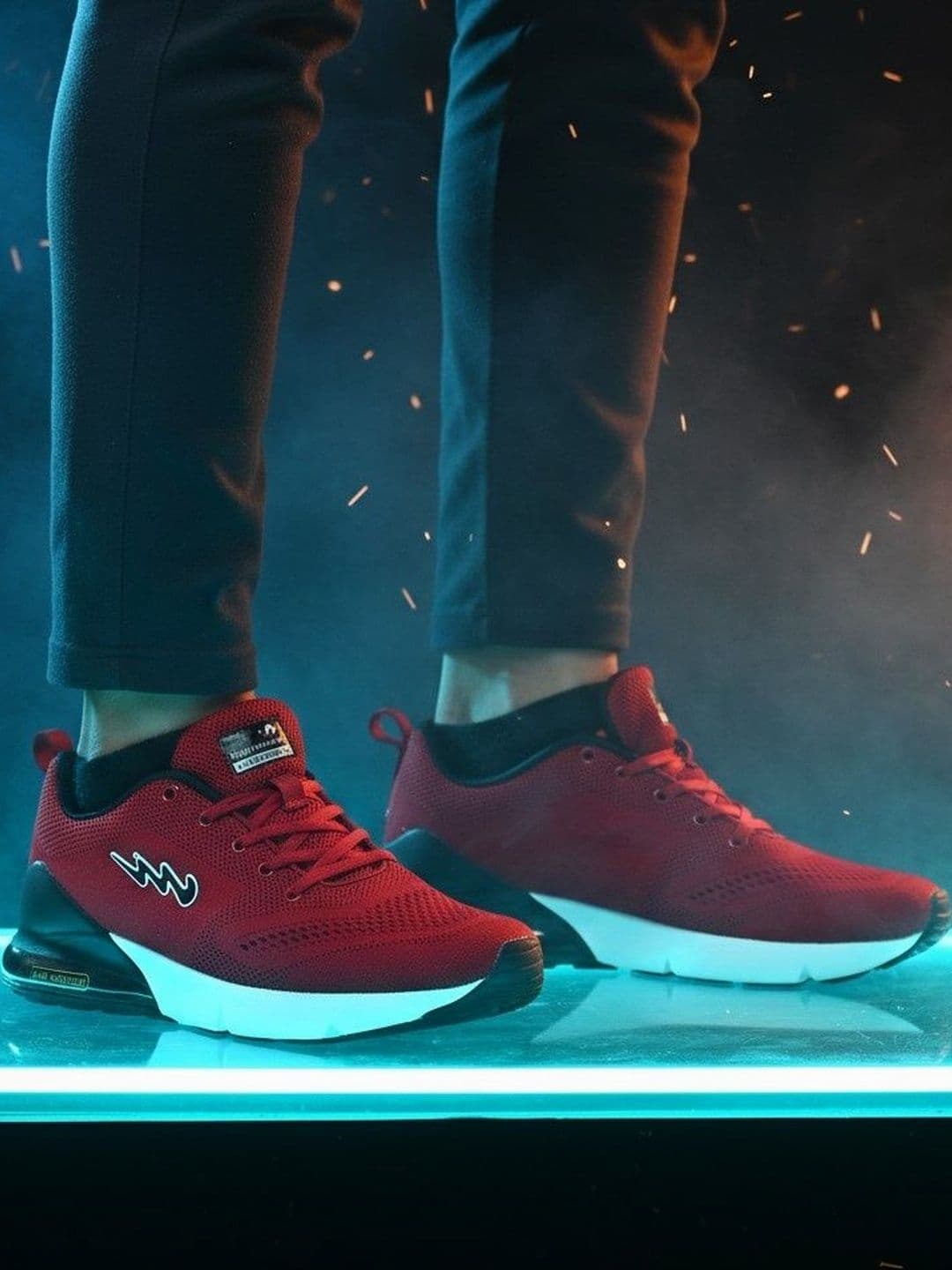 WILD LEOPARD Men Mesh Running Non-Marking Shoes - view 1