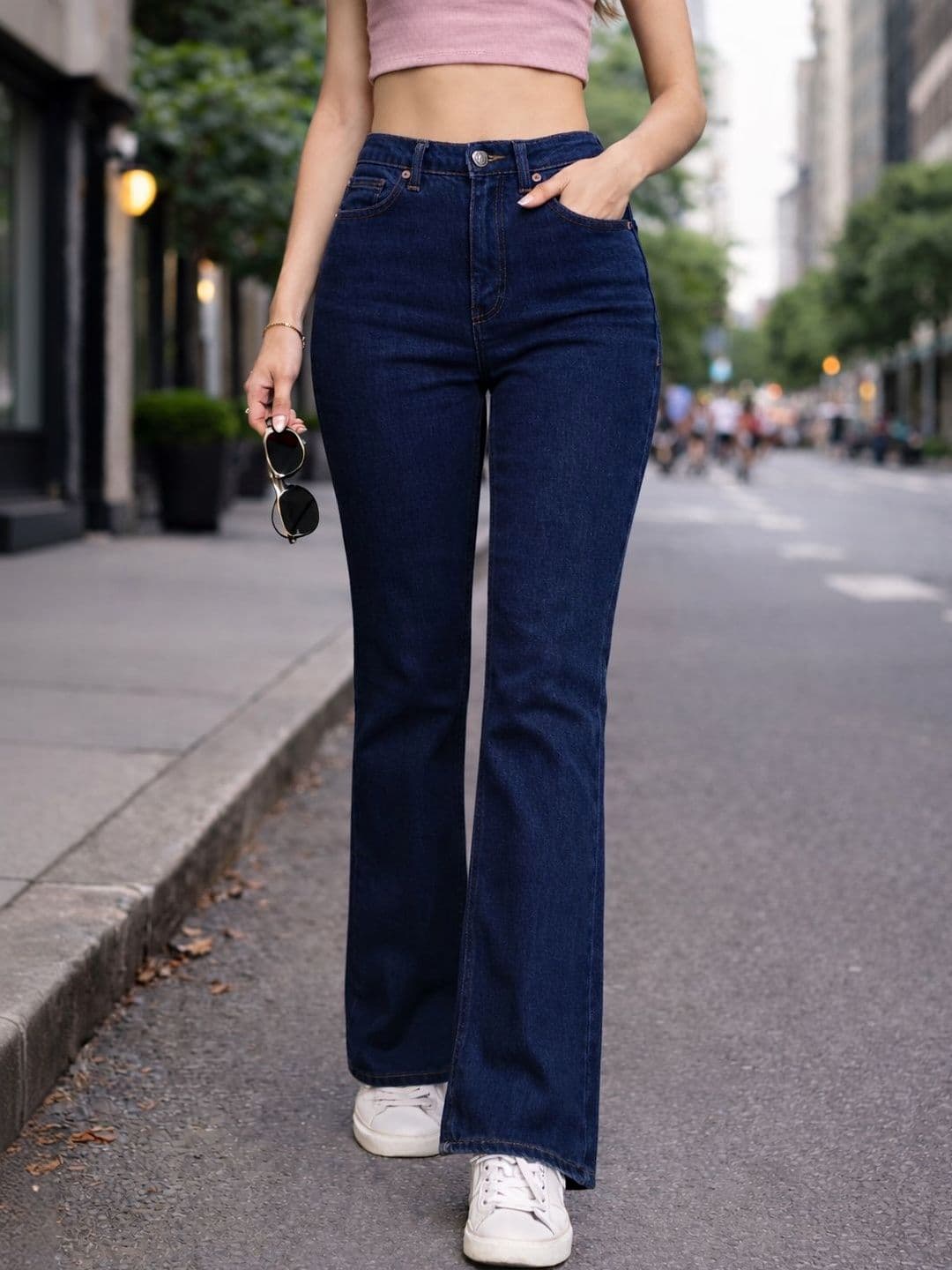 KASHIANXSTYLE Women Bootilicious Bootcut High-Rise Stretchable Jeans - view 1