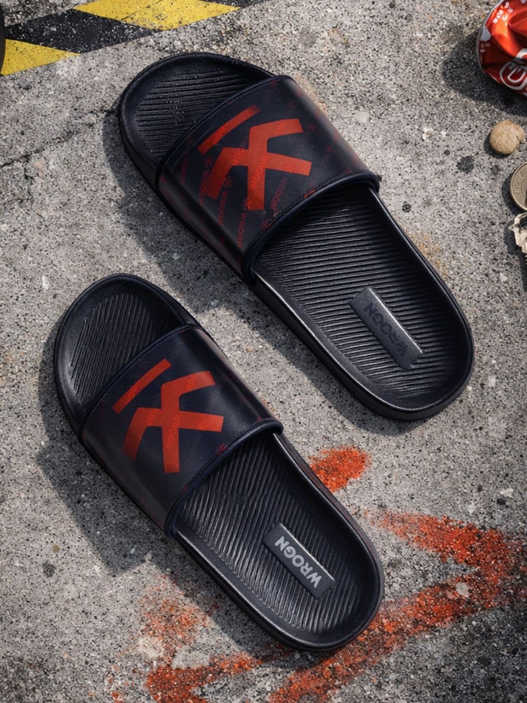 WROGN Men Printed Sliders - view 1