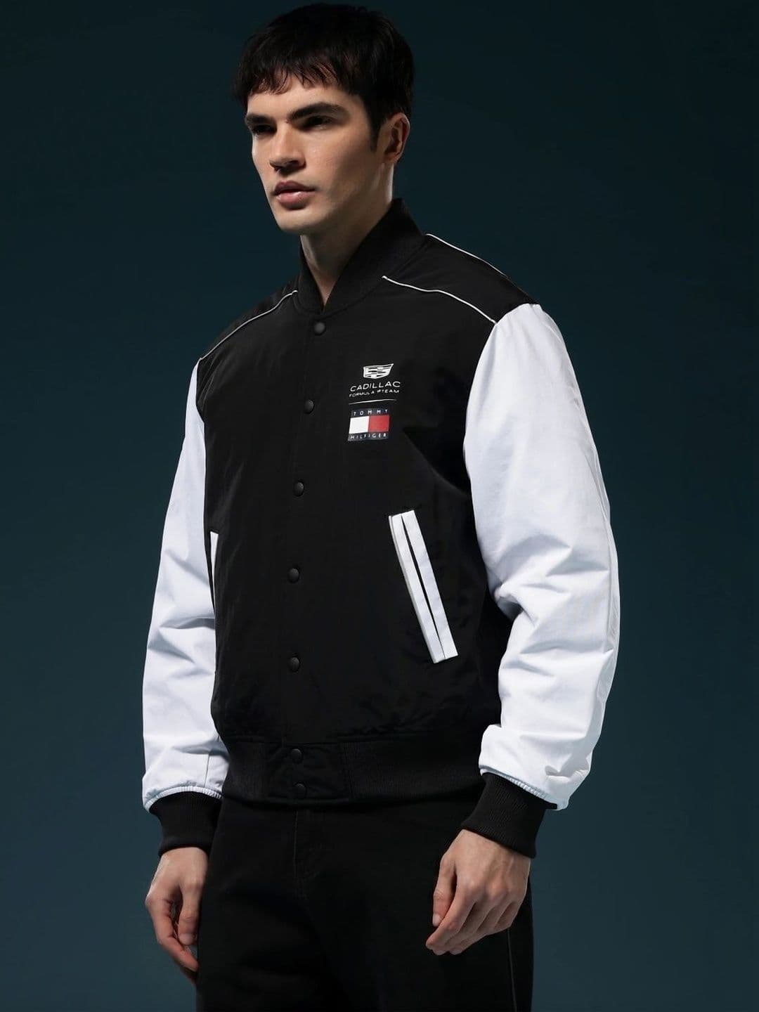 Tommy Hilfiger F1 Cadillac Typographic Regular Fit Nylon Jacket - view 1