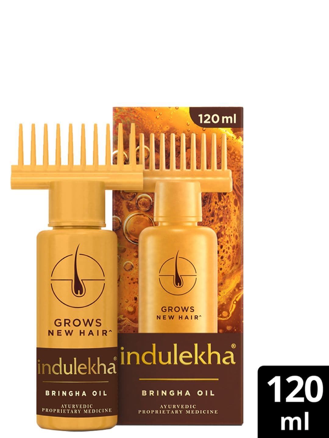 indulekha Bringha Hair Oil with Amla & Almond to Reduce Hair Fall & Grow New Hair - 120 ml - view 1