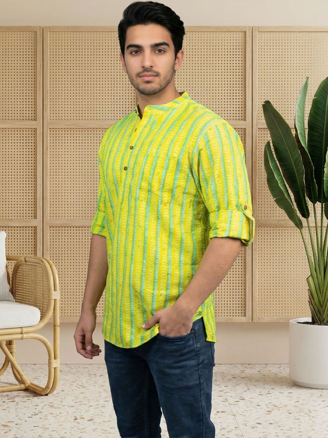 Anouk Mirage Men Printed Kurta - view 1