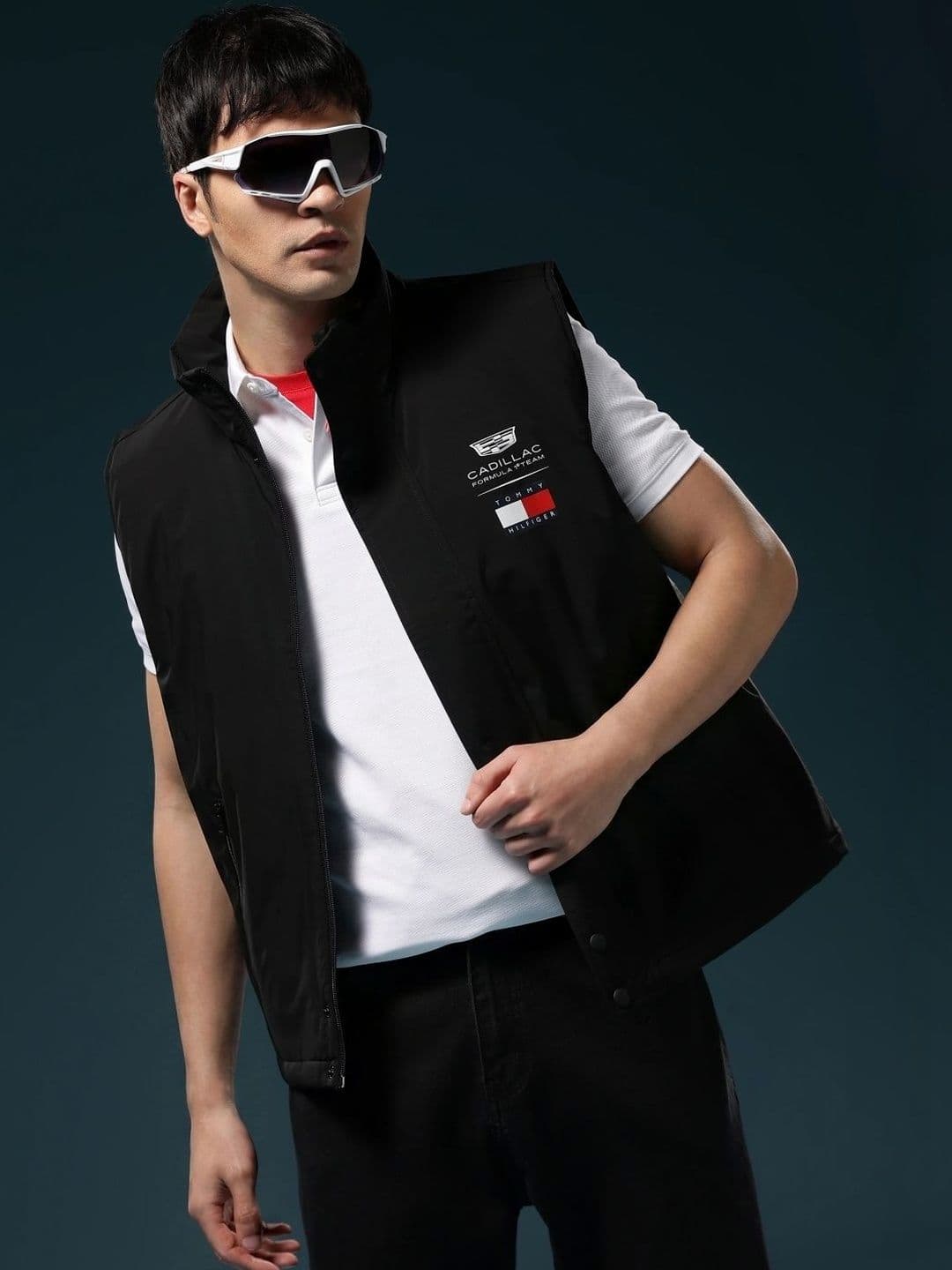 Tommy Hilfiger F1 Cadillac Typographic Regular Fit Polyester Jacket - view 1