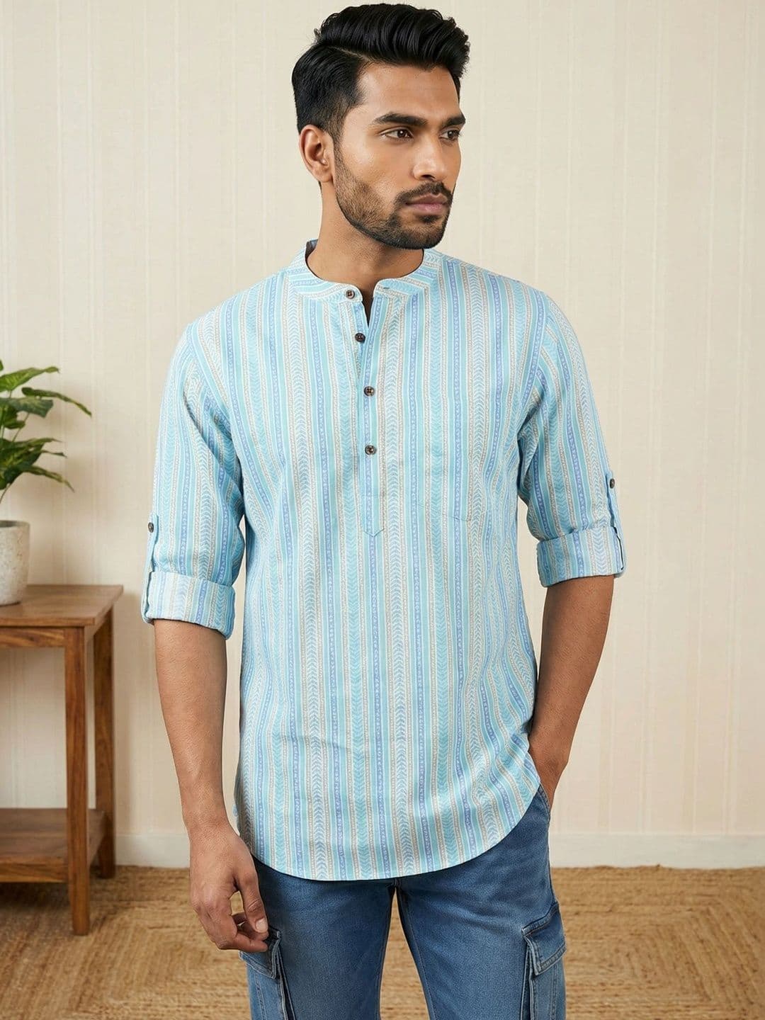 Anouk Mirage Men Printed Kurta - view 1