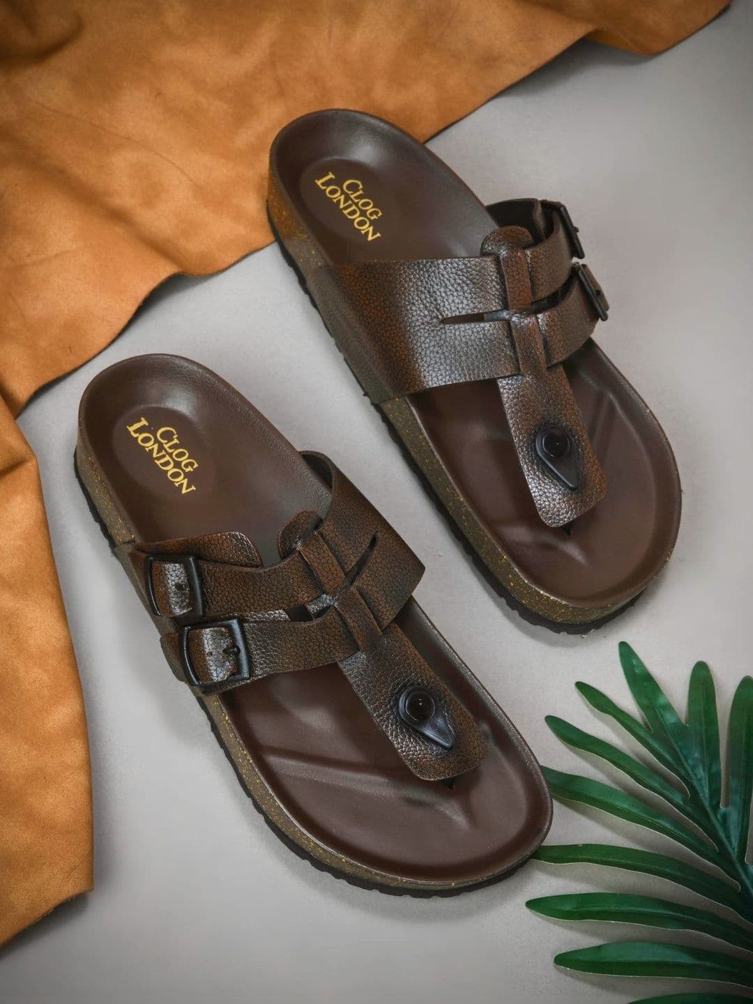 CLOG LONDON Men Leather Comfort Sandals - view 1