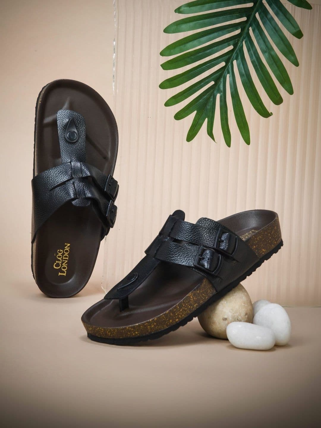 CLOG LONDON Men Leather Comfort Sandals - view 1