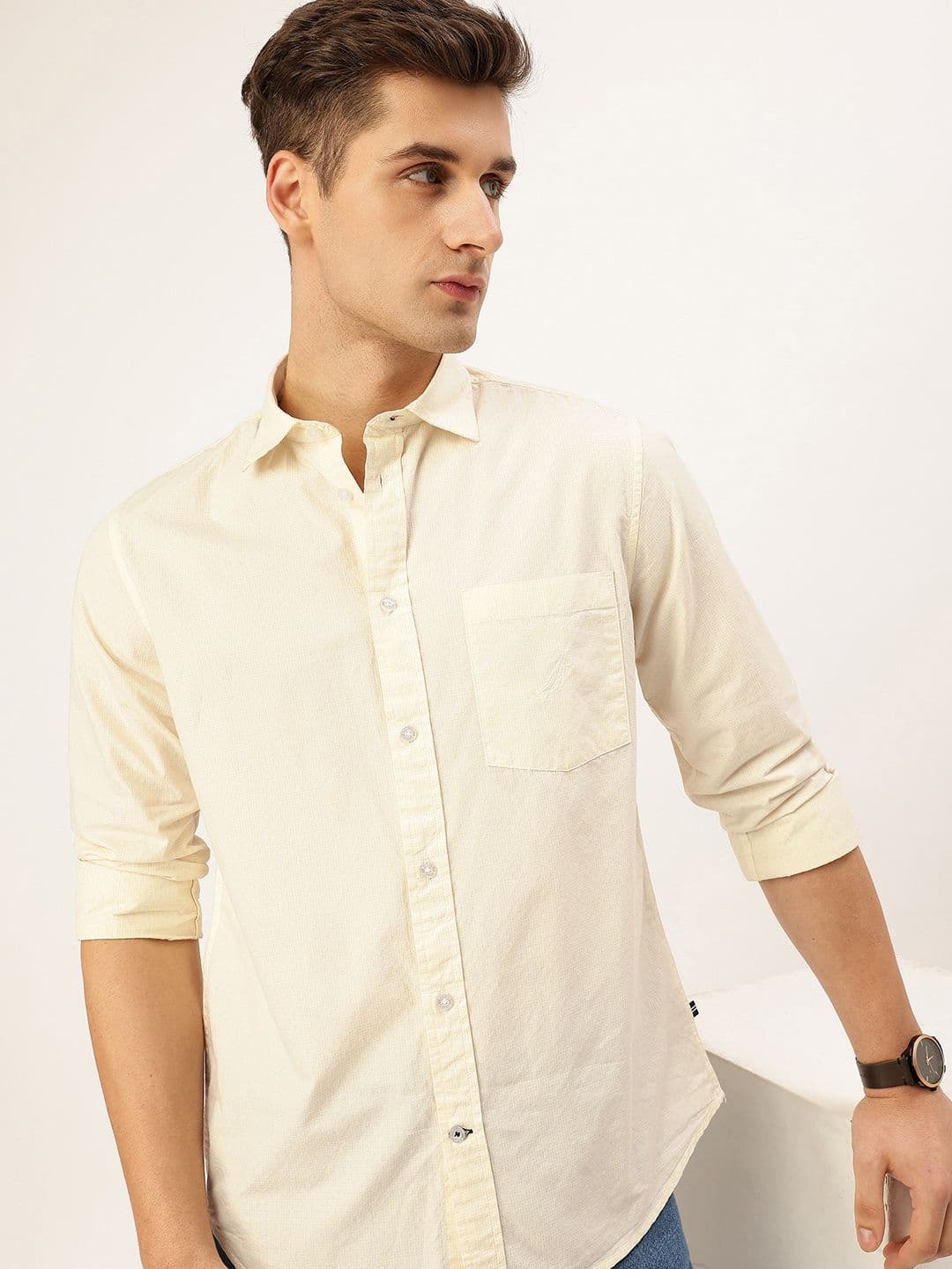 Nautica Slim Fit Pure Cotton Casual Shirt - view 1