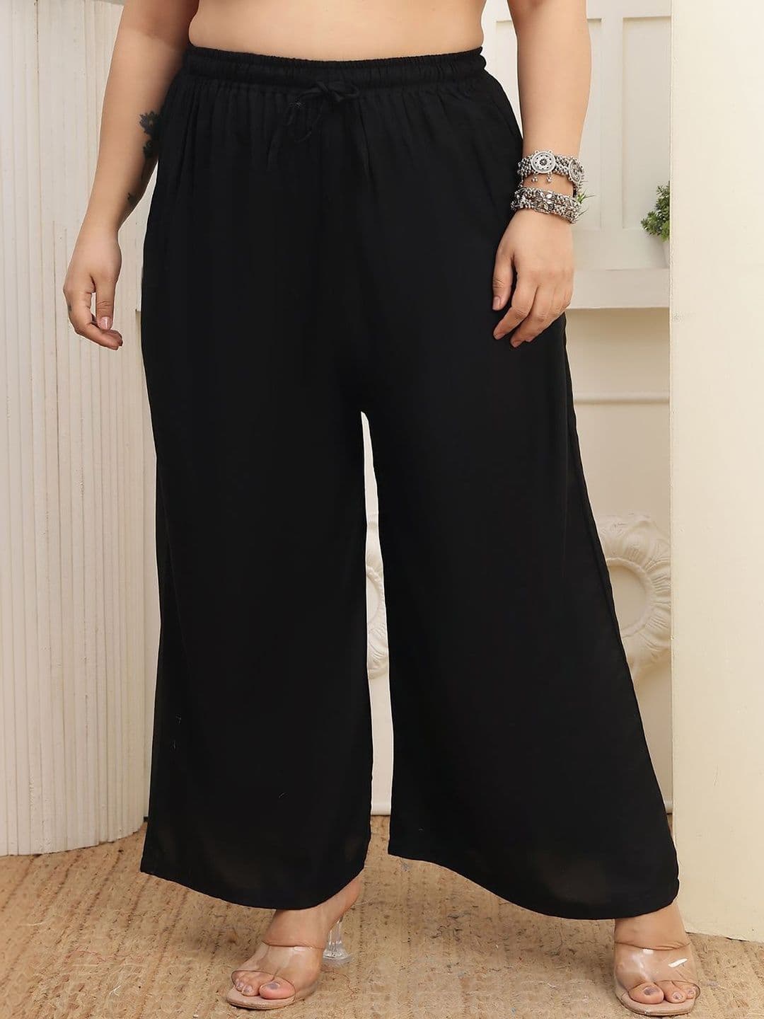 LEGITLOOKS Women Flared Ethnic Palazzos - view 1
