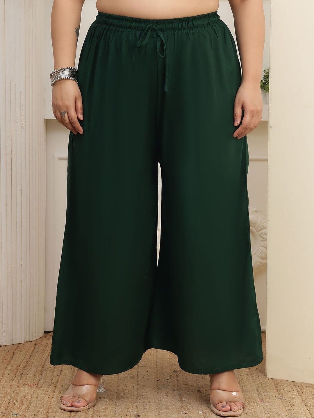 LEGITLOOKS Women Flared Ethnic Palazzos - view 1
