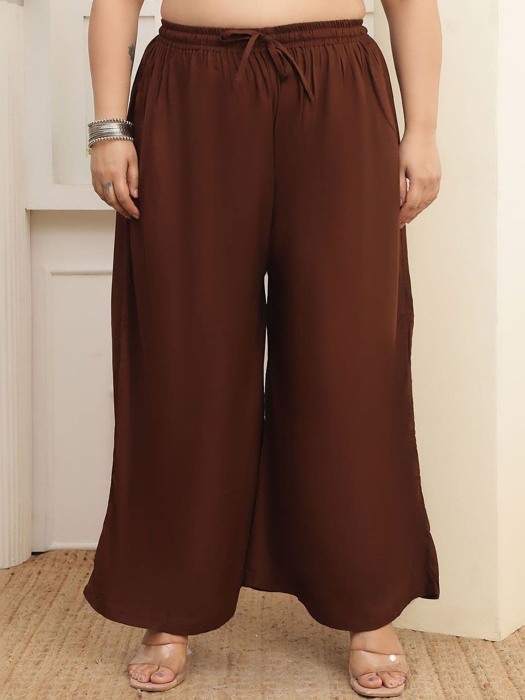 LEGITLOOKS Women Flared Ethnic Palazzos - view 1