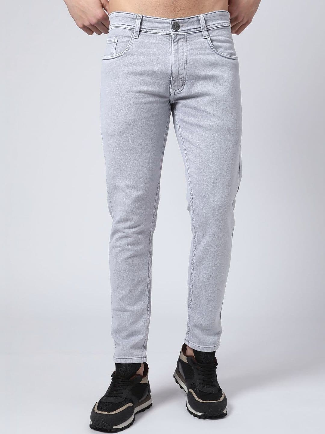 V-Mart Men Skinny Fit Mid-Rise Jeans - view 1