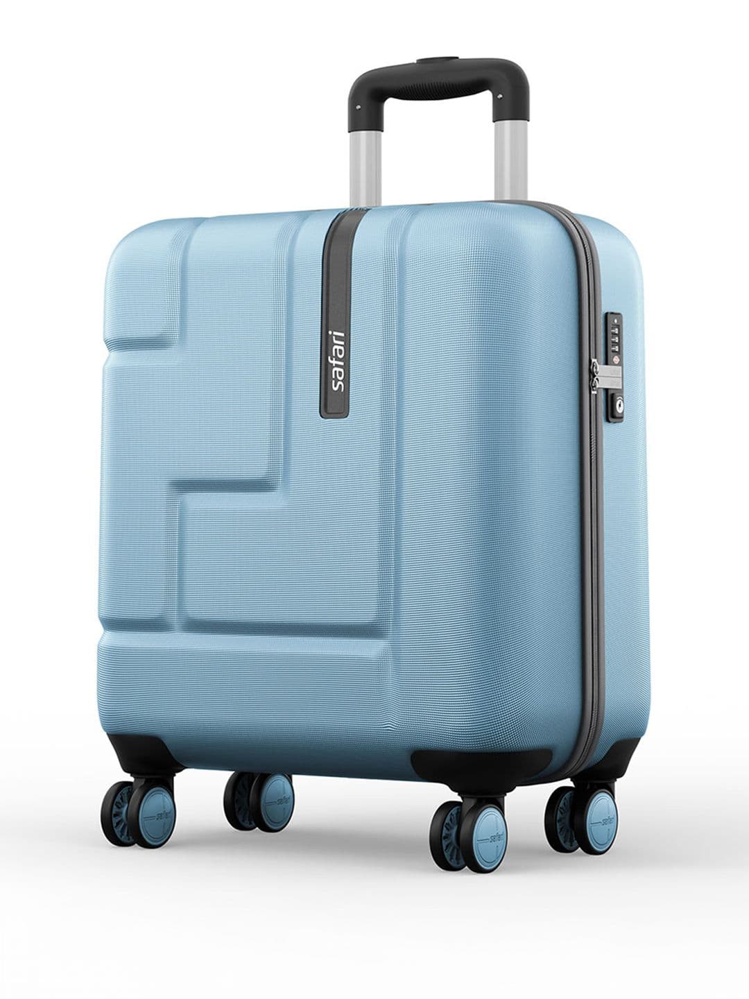 Safari Aviator Pearl Blue Overnighter Trolley with Laptop Compartment and TSA Lock 50Cm - view 1