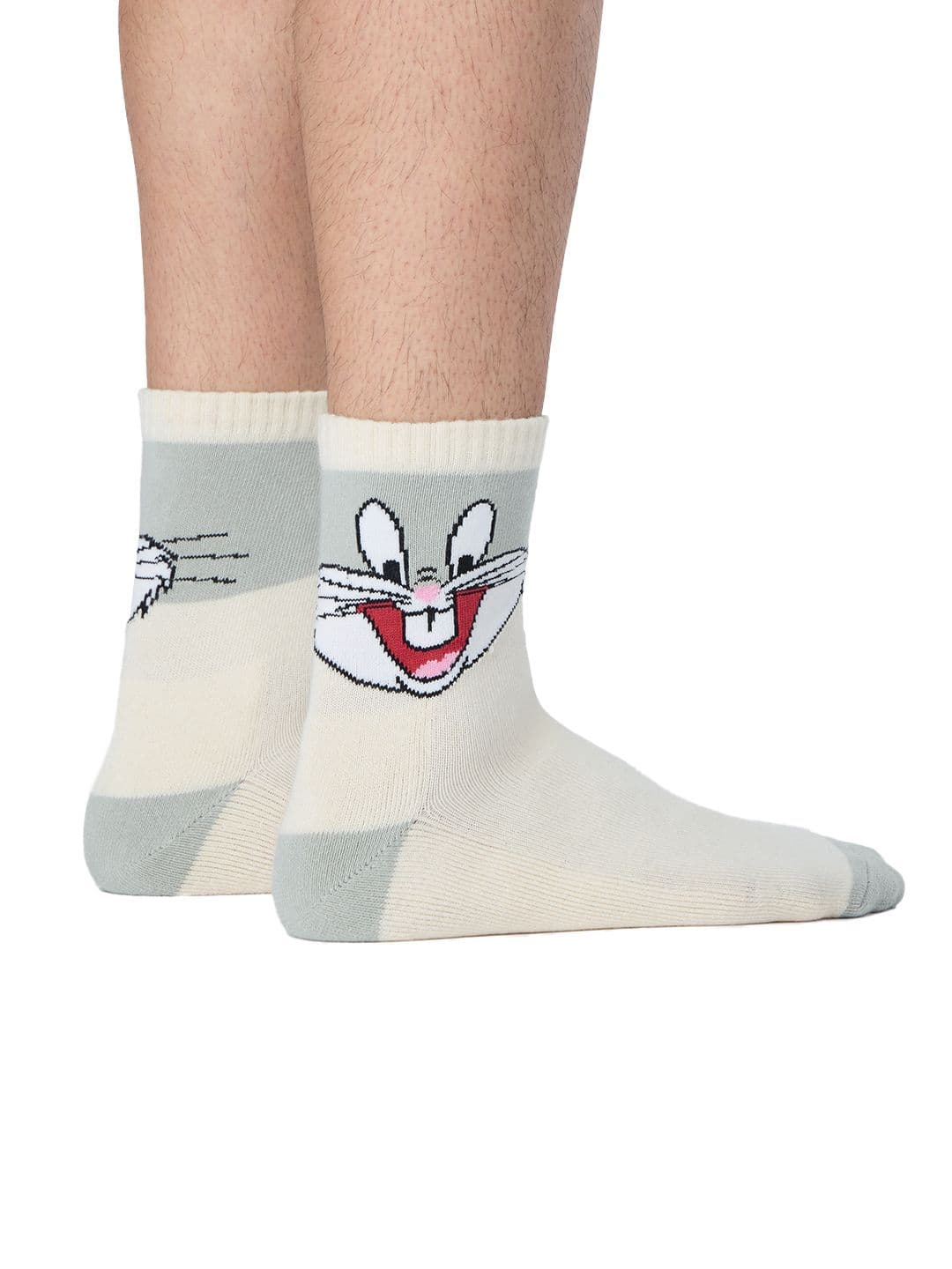 The Souled Store Men Looney Tunes Off White Socks - view 1