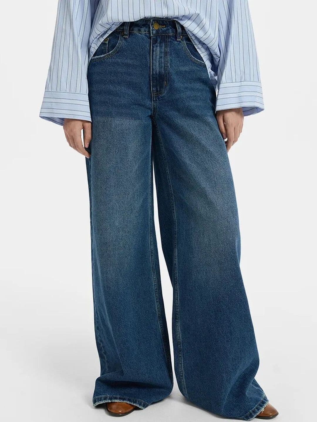 Aadvi Fashion Women Comfort High-Rise Light Fade Acid Wash Stretchable Jeans - view 1