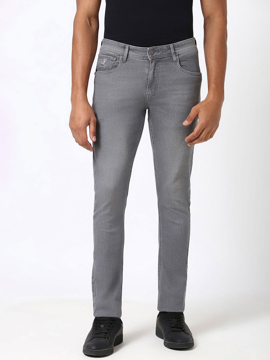 Peter England Casuals Men Mid-Rise Slim Fit Light Fade Jeans - view 1