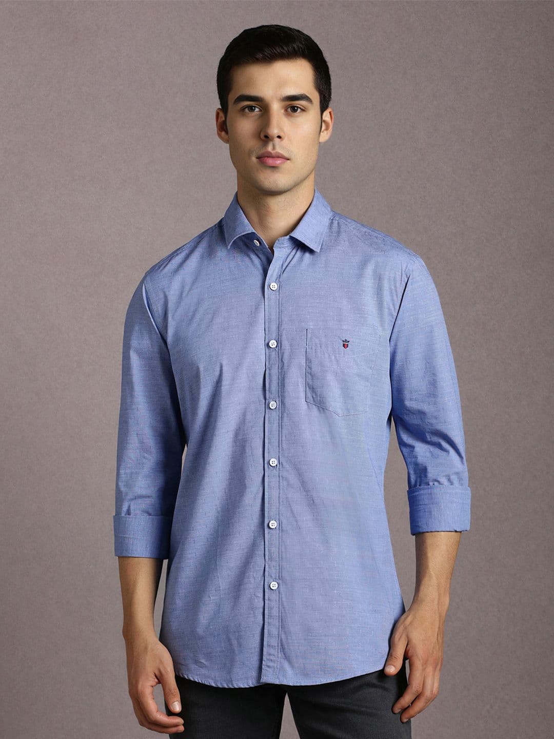 Louis Philippe Sport Men Slim Fit Soft Handfeel Full Sleeve Casual Shirt - view 1