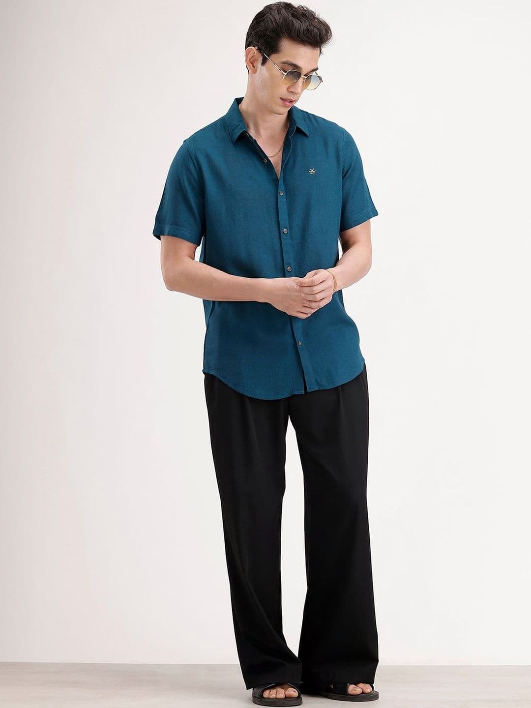 WROGN Men Slim Fit Casual Shirt - view 1
