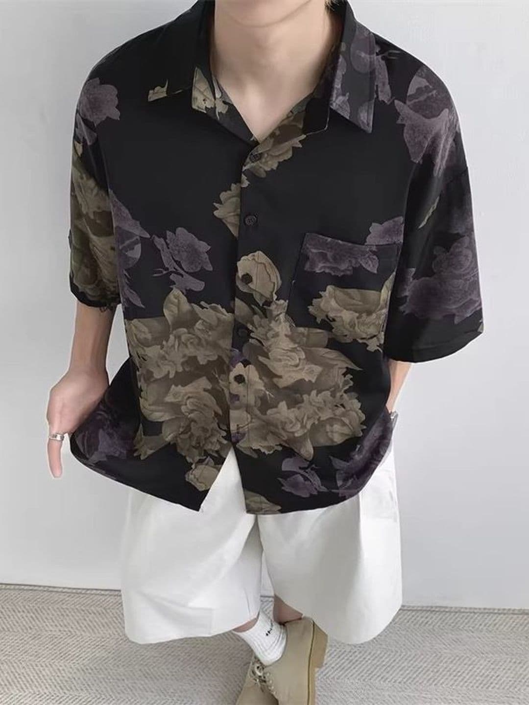 ANDREW HILL Men Floral Printed Casual Shirt - view 1