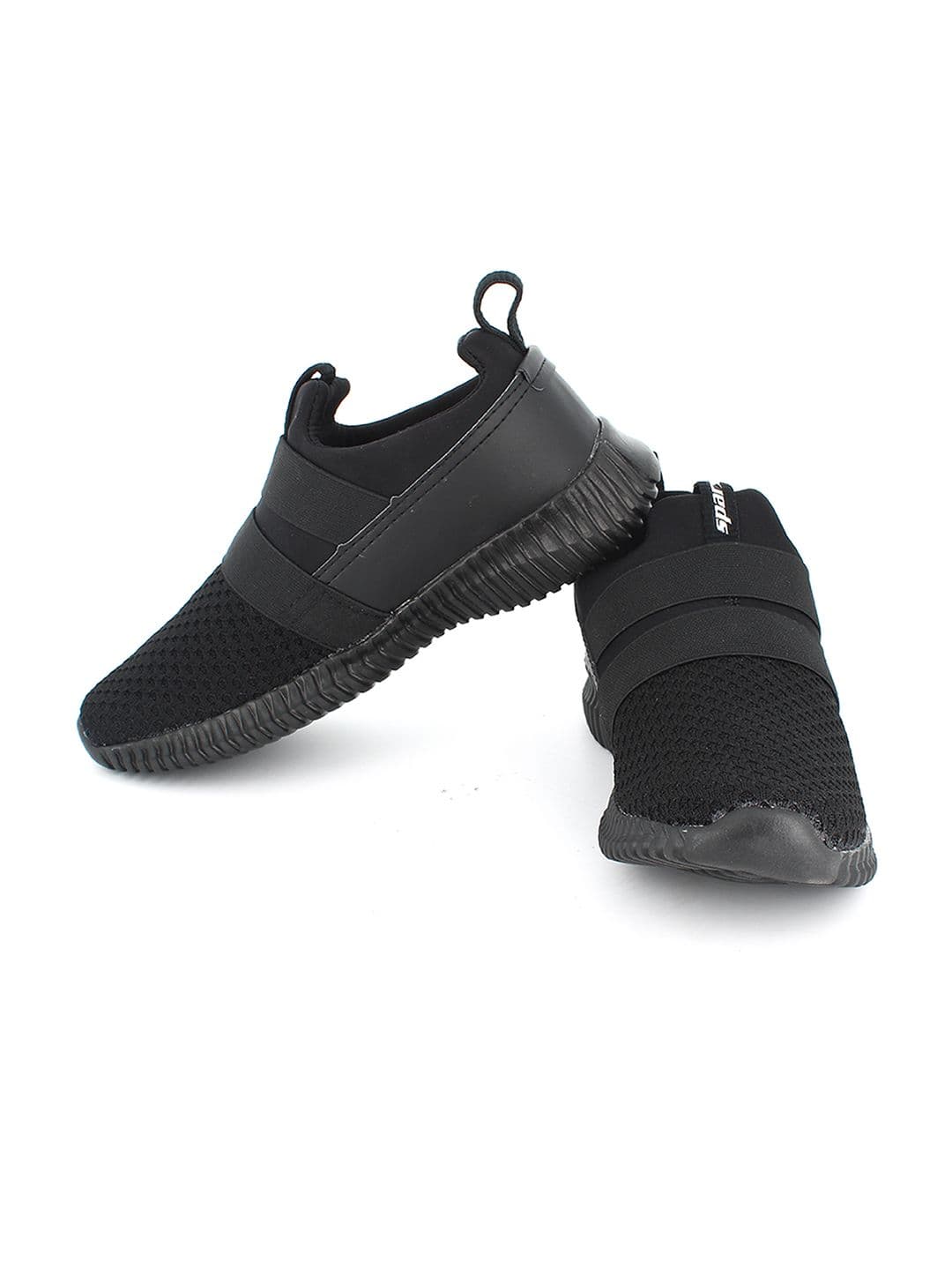 Sparx Men Black Textile Running Non-Marking Shoes - view 1