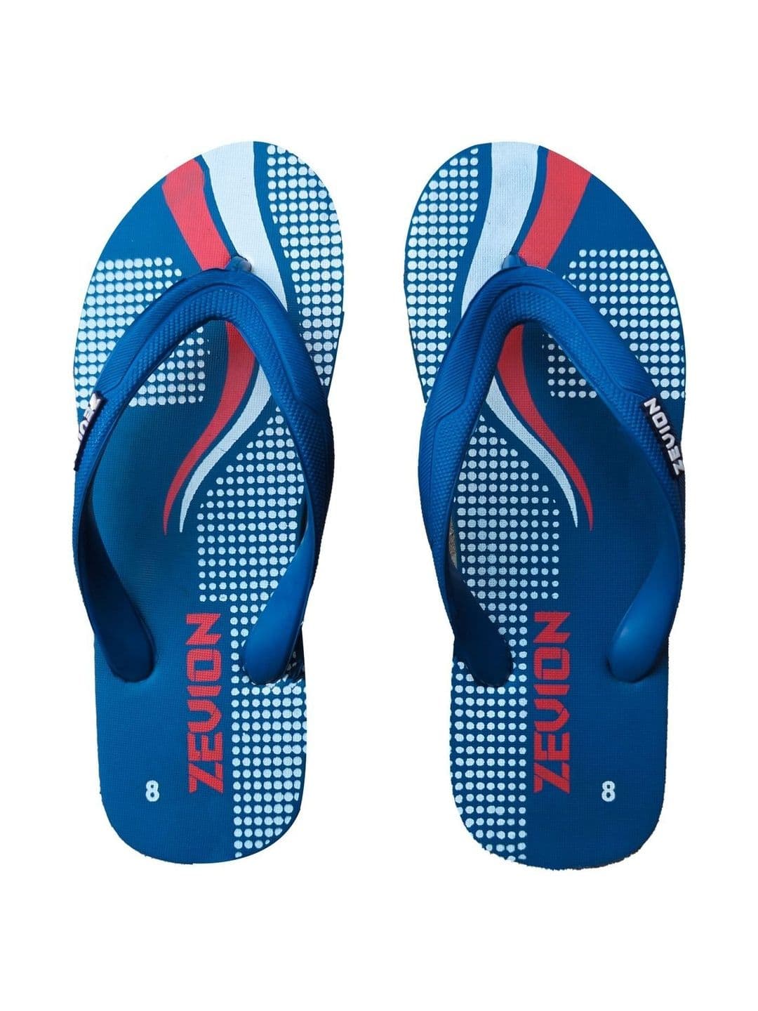 Zevion Men Printed Thong Flip-Flops - view 1