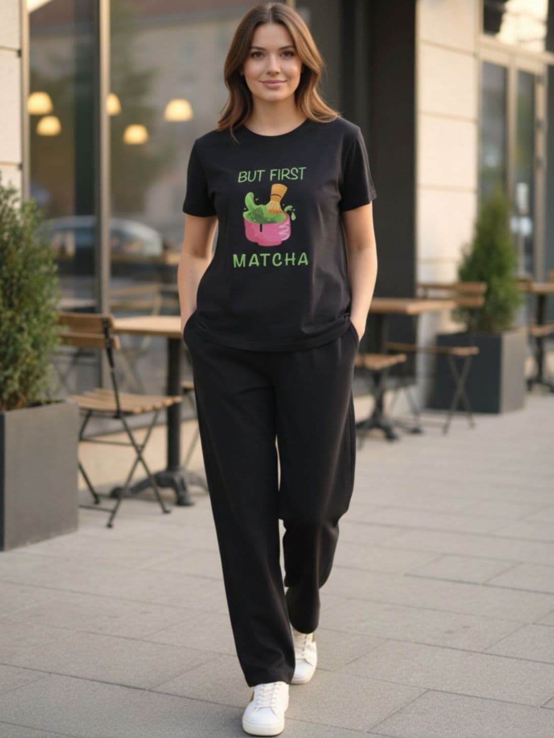Zwankee Printed T-shirt with Trousers - view 1