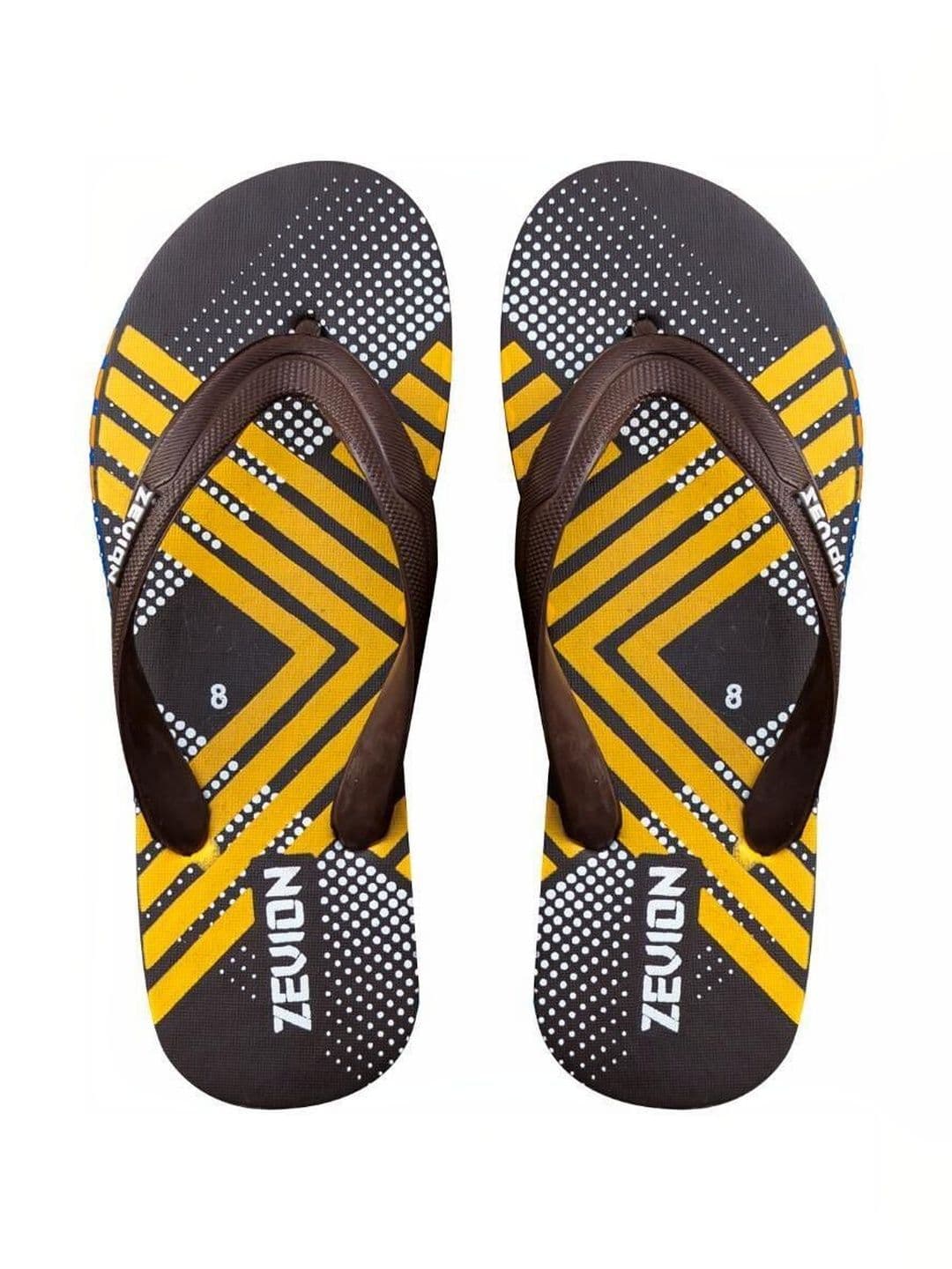 Zevion Men Printed Thong Flip-Flops - view 1