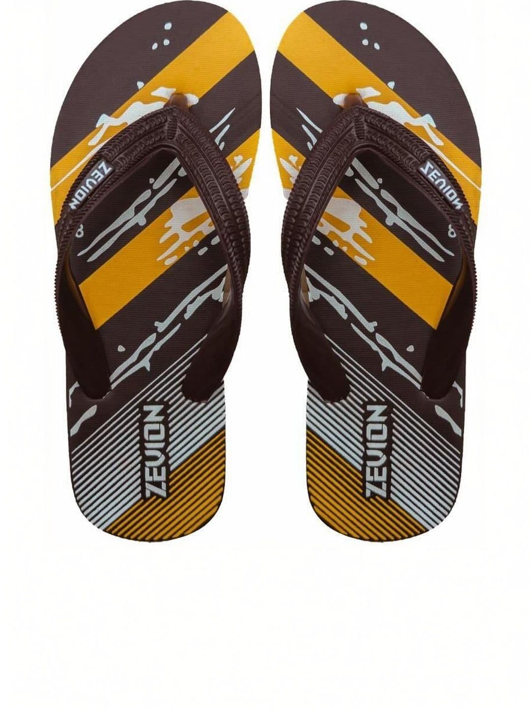 Zevion Men Printed Thong Flip-Flops - view 1