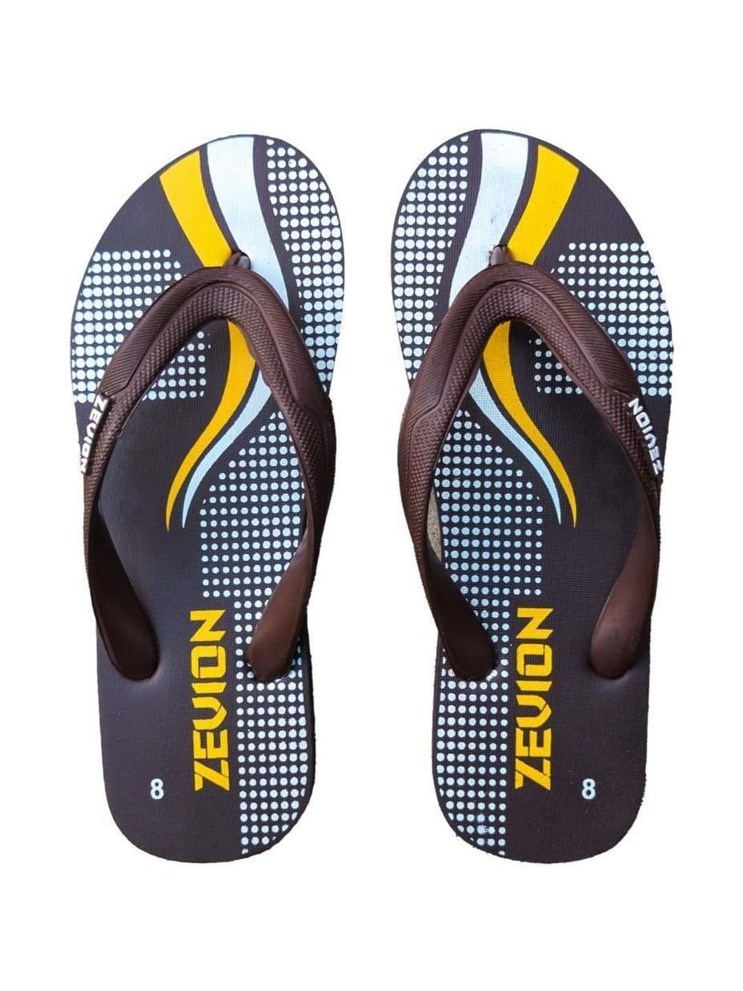 Zevion Men Printed Thong Flip-Flops - view 1