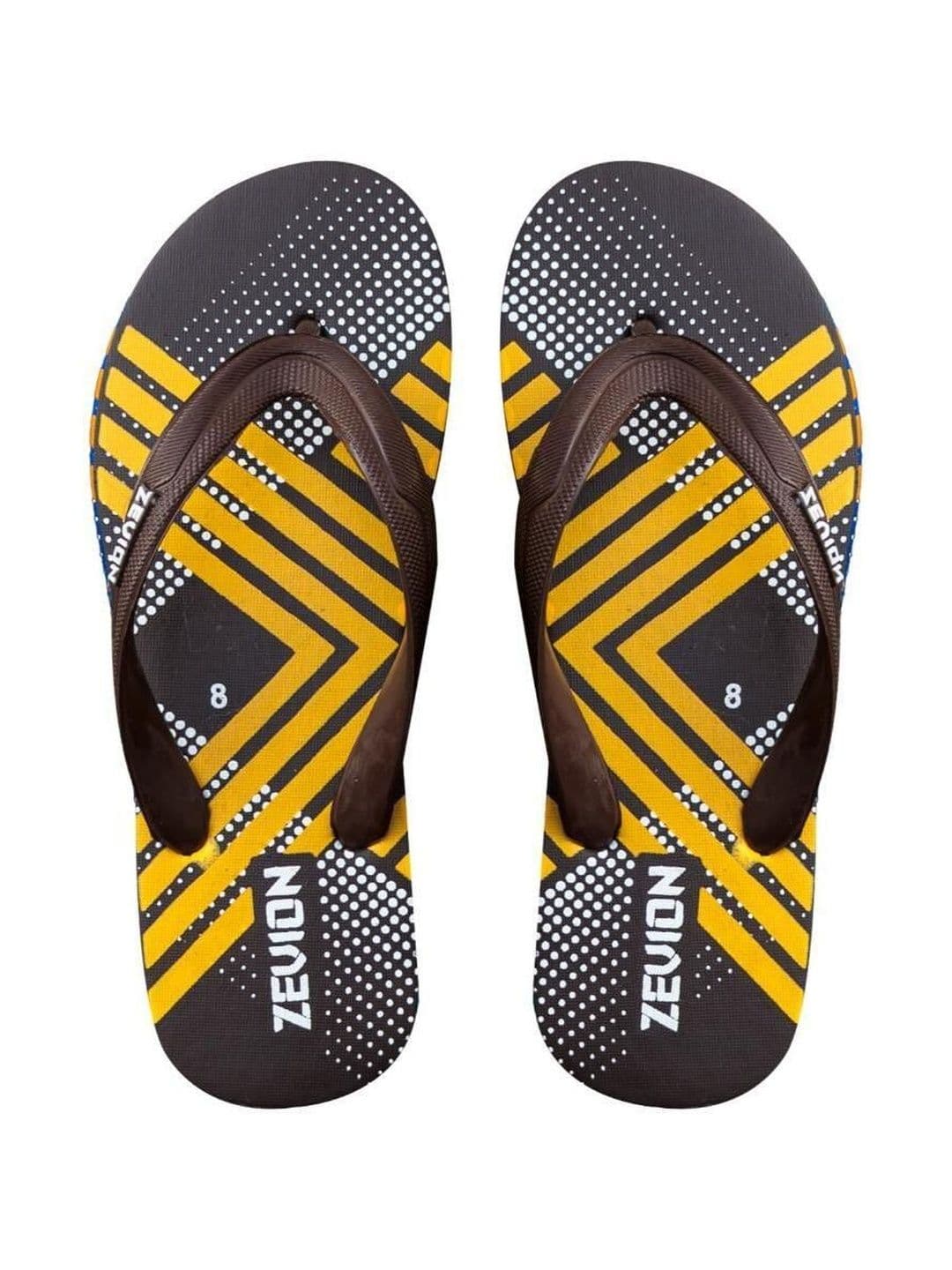 Zevion Men Printed Thong Flip-Flops - view 1