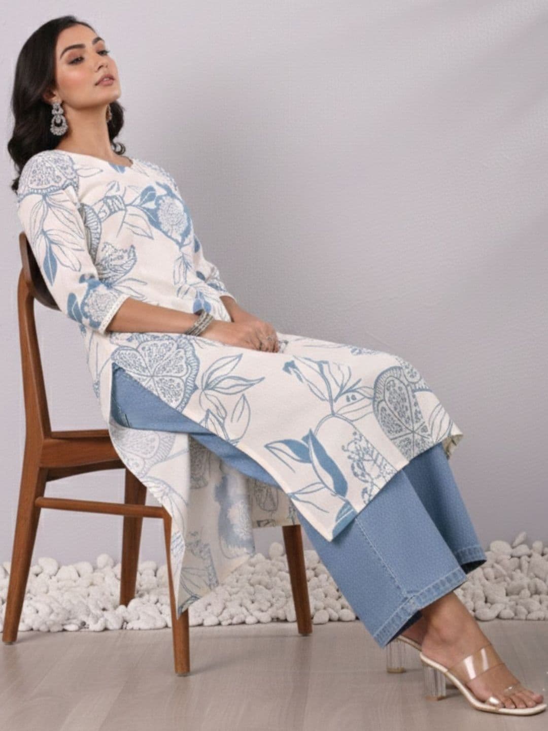 all about you Women Floral Printed Kurta - view 1