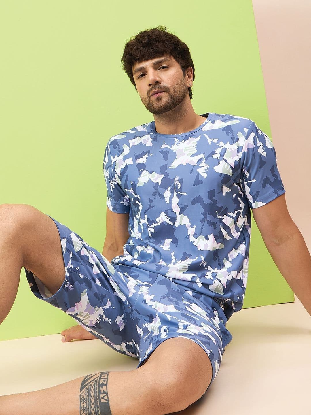 Sweet Dreams Men Printed Night suit - view 1
