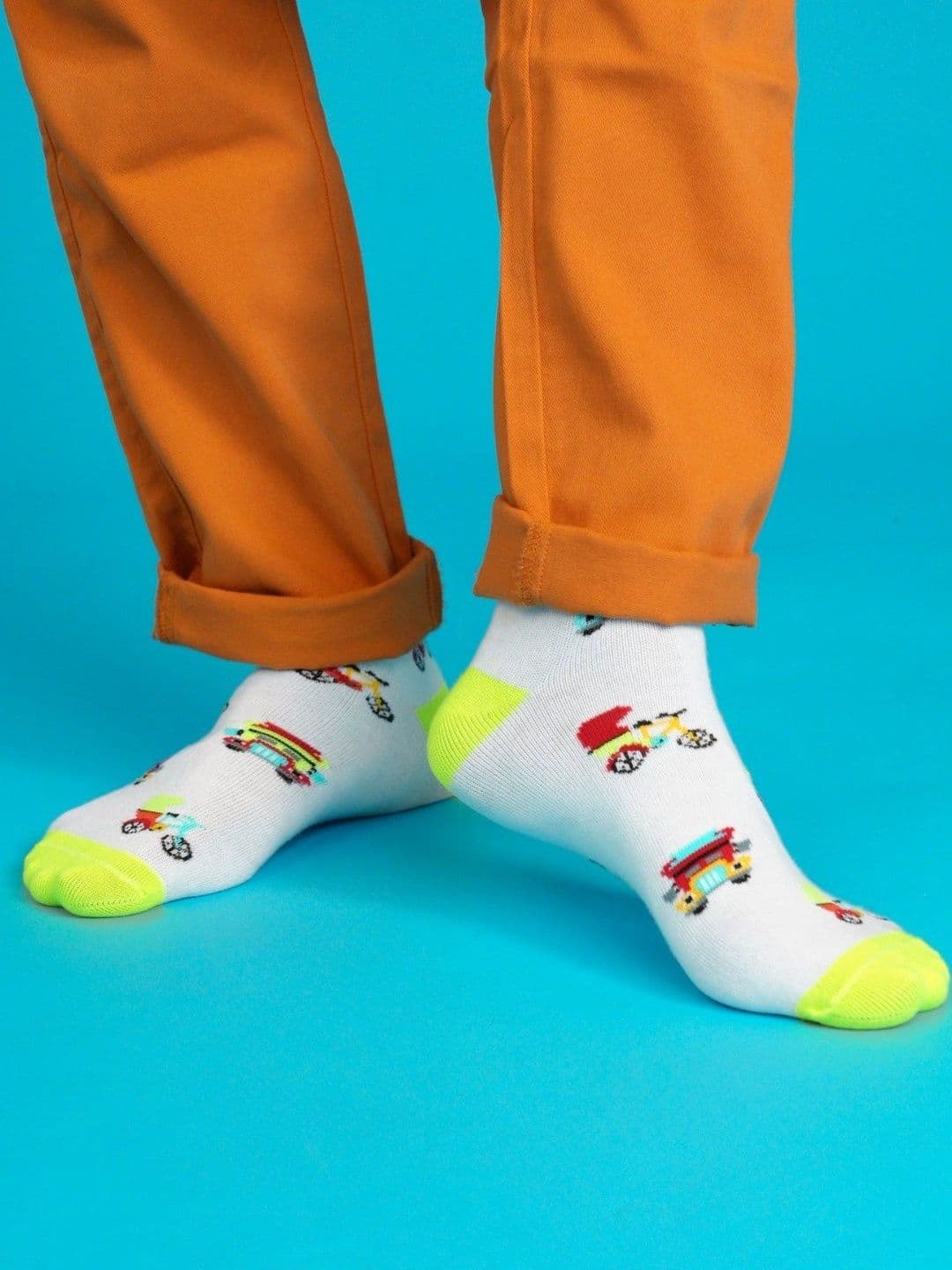 Hapso Men Cotton Patterned Above Ankle Socks - view 1