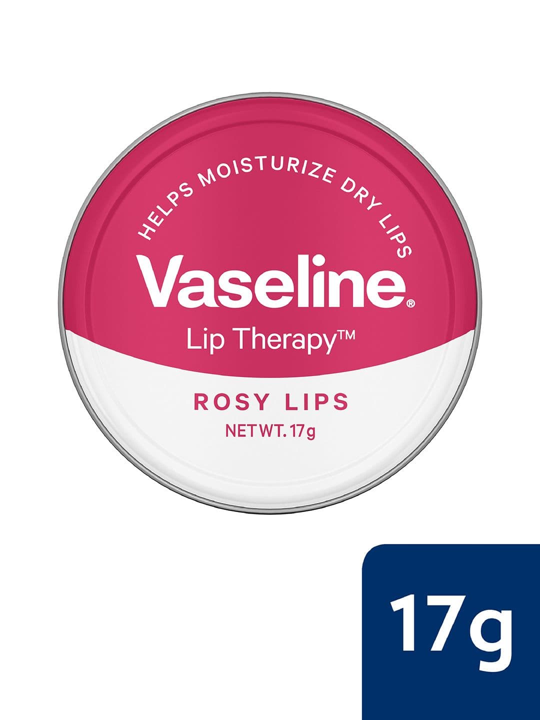 Vaseline Lip Therapy Tins For Moisturised & Soft Lips 17g - Rosy Lips - view 1
