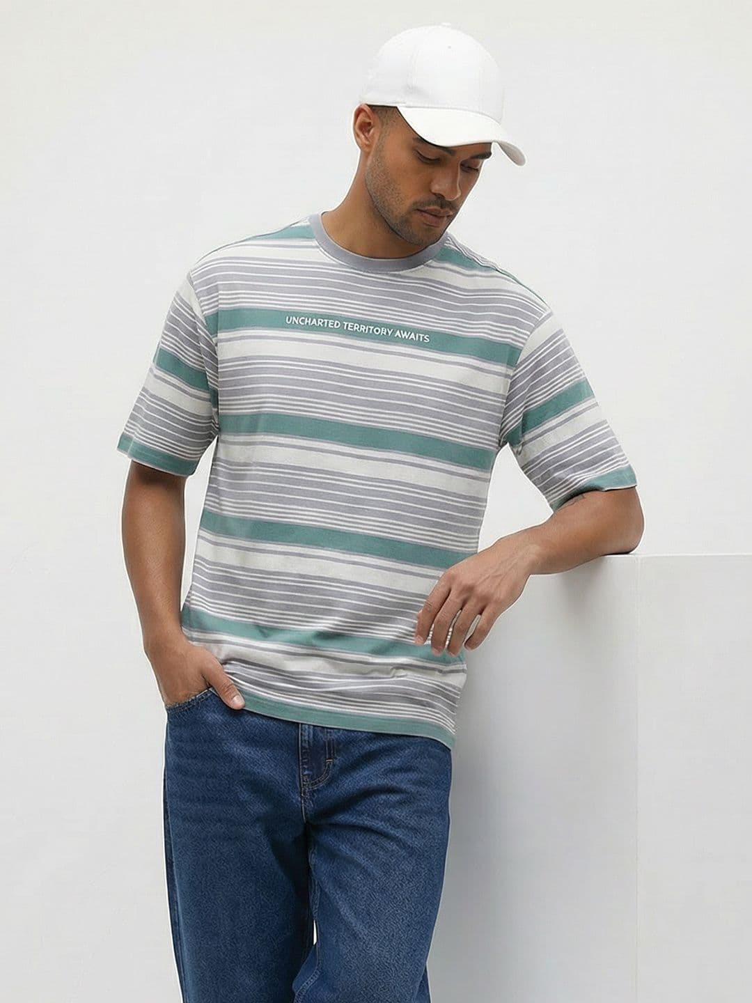 The Roadster Life Co. Striped Relaxed Fit T-shirt - view 1