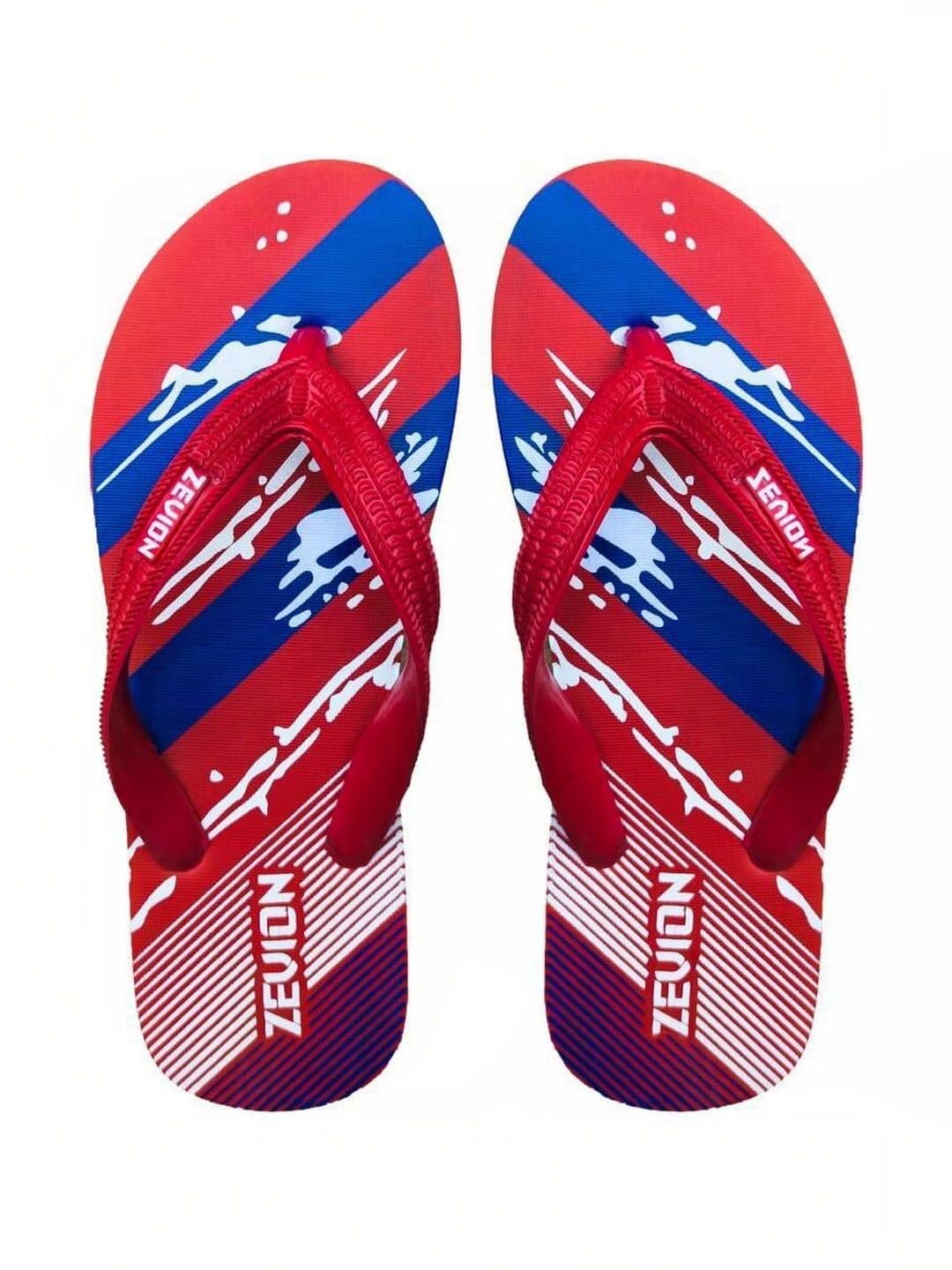 Zevion Men Printed Thong Flip-Flops - view 1