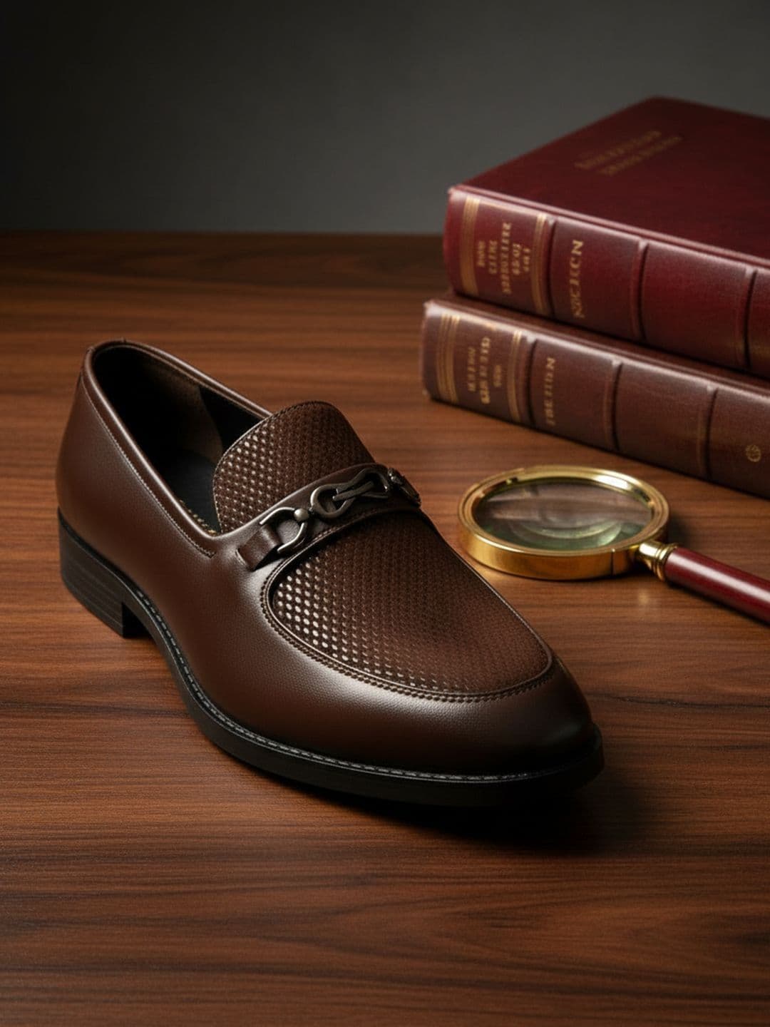 House of Pataudi Men Leather Formal Loafers - view 1